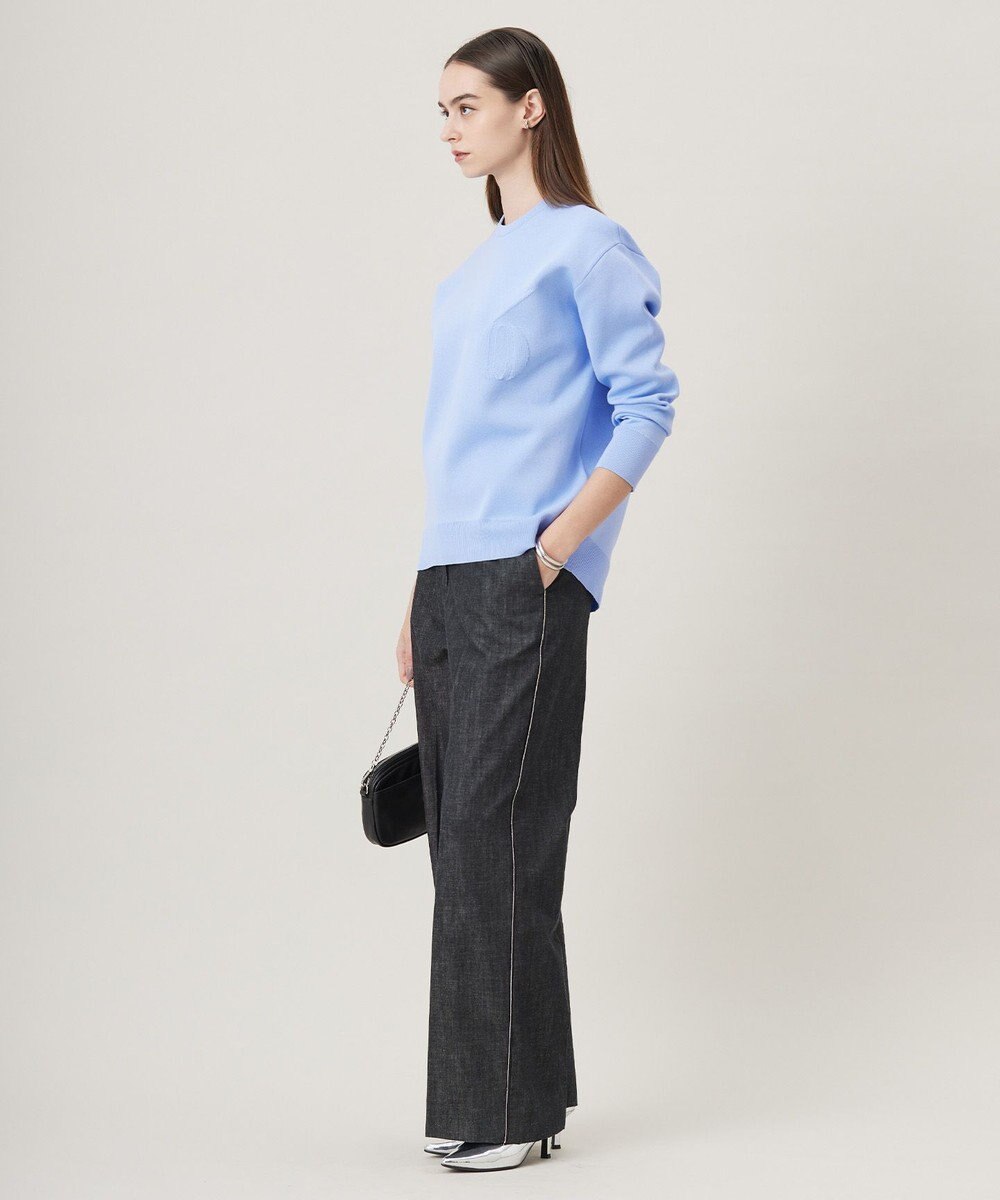 ICB 【洗える】ナンバリングカラーニット  プルオーバー 