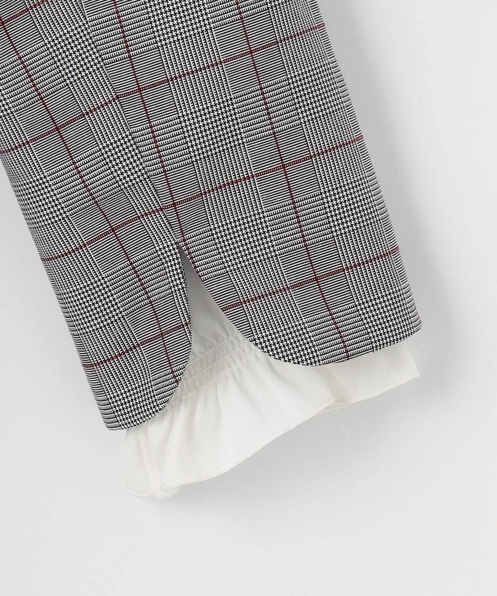 組曲 KIDS 【150-170㎝】グレンチェックジャケット＆プリーツワンピース セット 