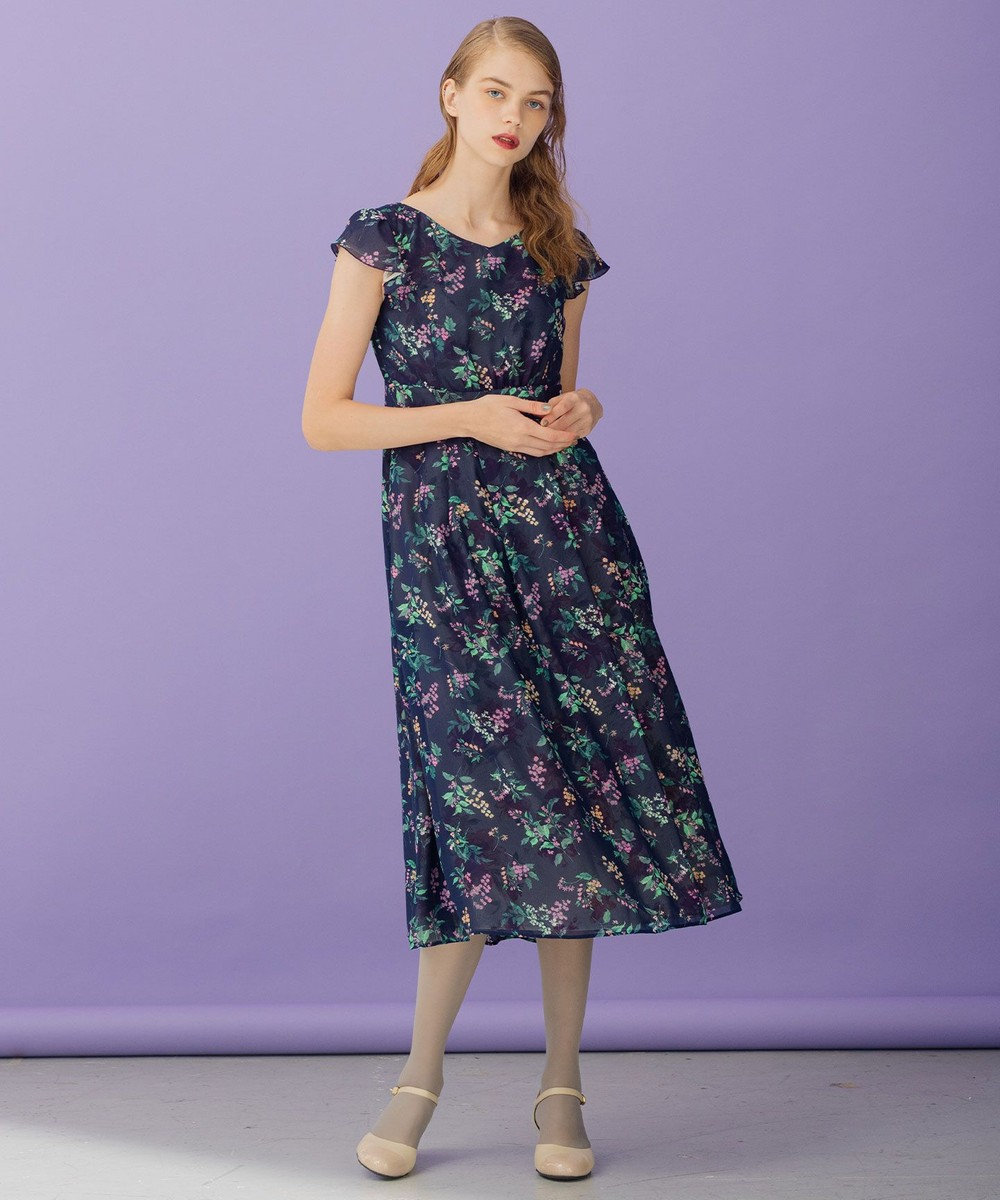 TOCCA 【洗える！】WATERCOLOR HARMONY ロングドレス 