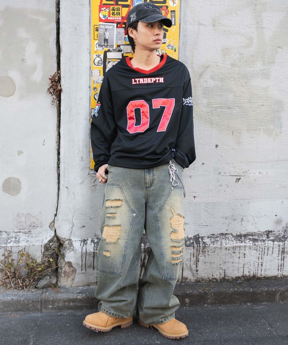 WEGO 【ユニセックス着用ITEM】ナンバリングホッケーT（LS） 