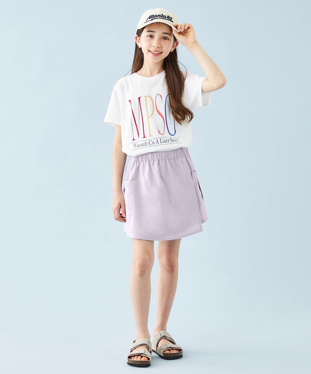 UNFILO 【110-150cm】FINE MOVE ラップキュロット 