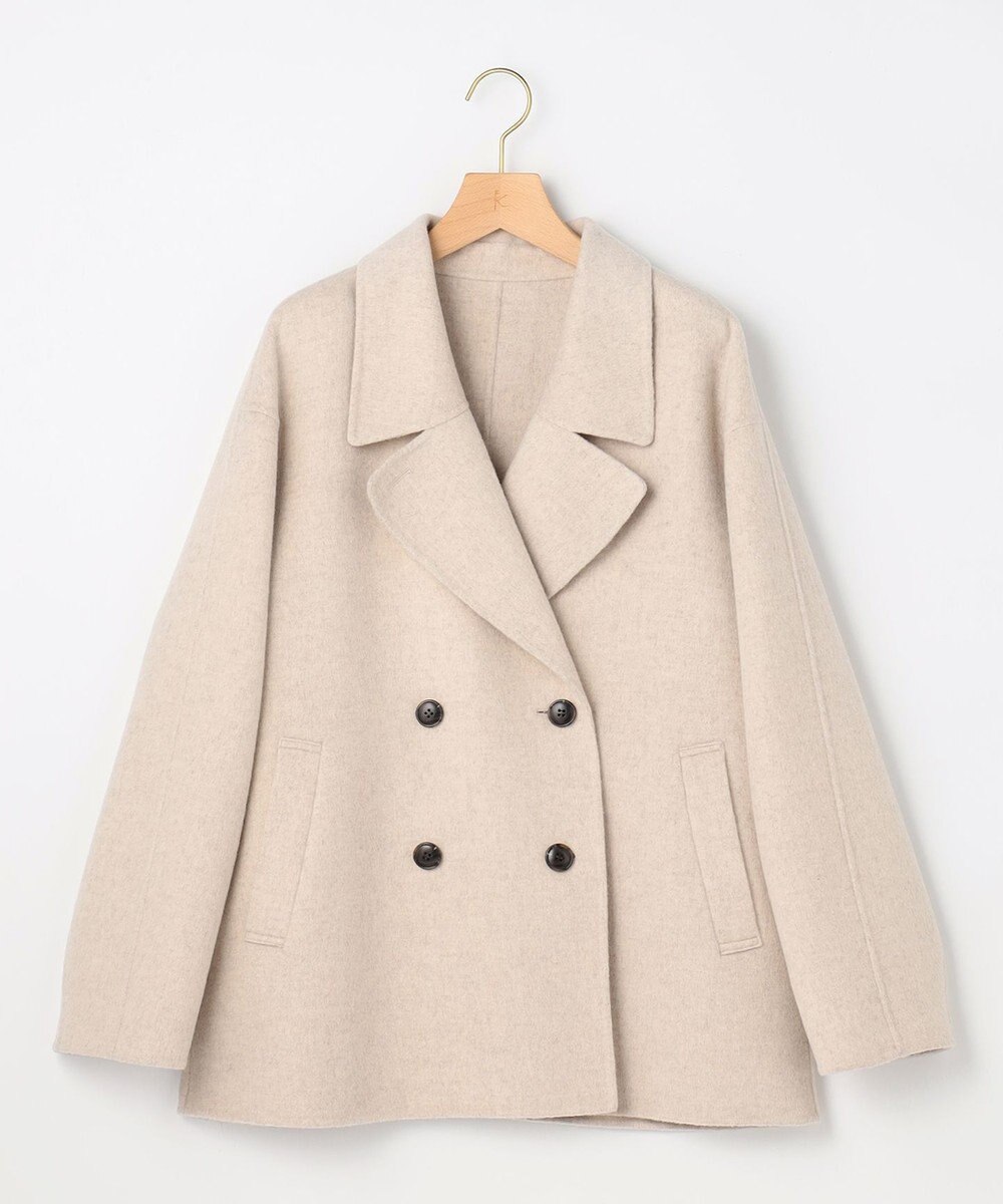 組曲 S ダブルブレストリバー コート 