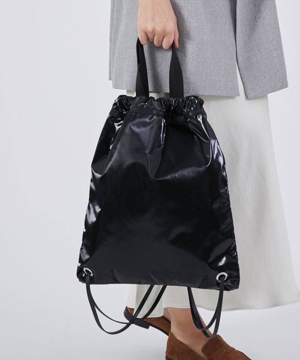 LeSportsac TH CITY KNAPSACK/アップタウンブラックシャイン/ブラック 