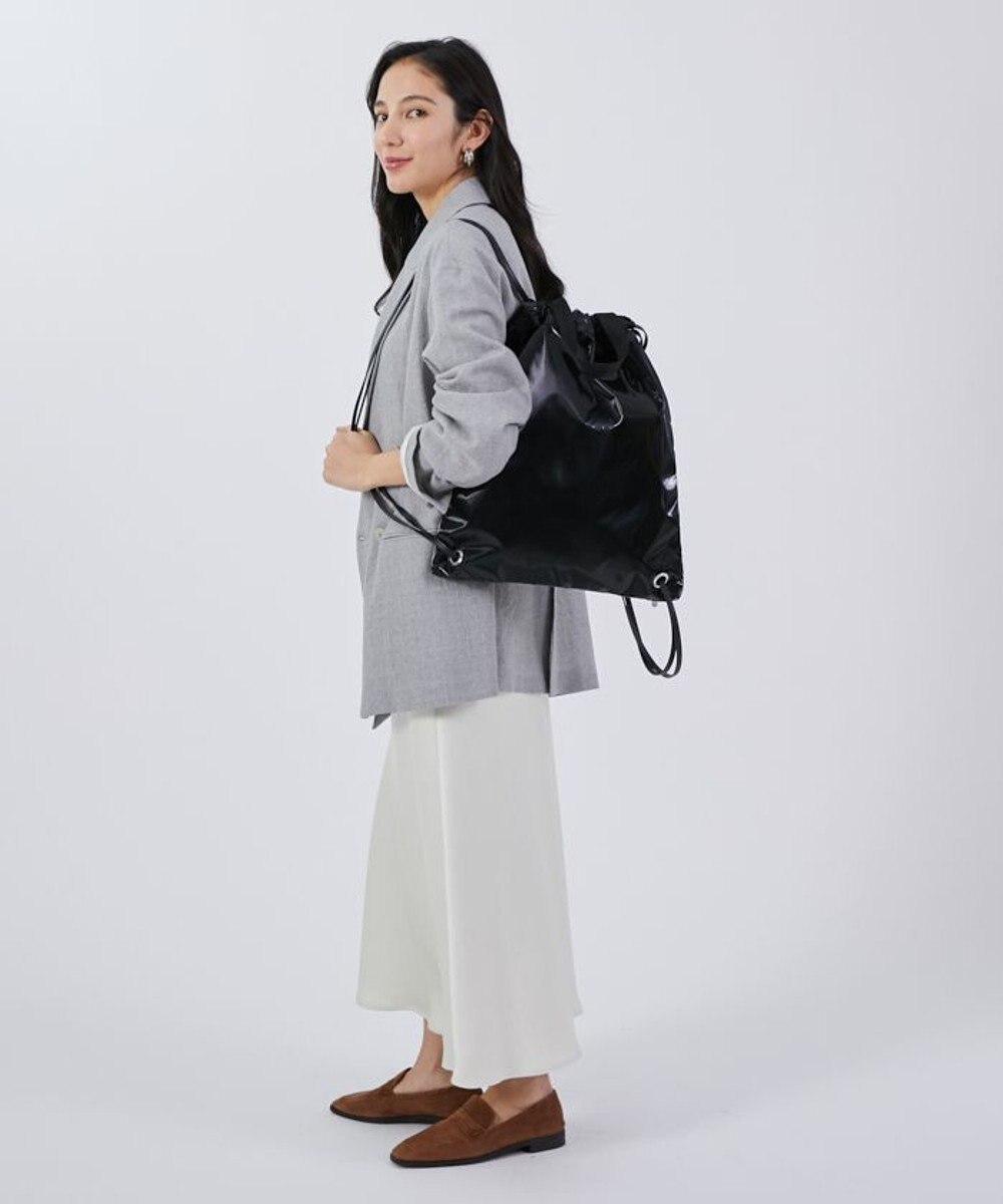 LeSportsac TH CITY KNAPSACK/アップタウンブラックシャイン/ブラック 