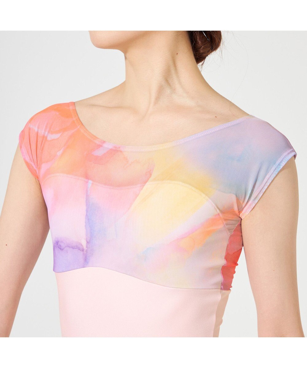 Chacott 【NOZOMI YUASA】フレンチスリーブレオタード 