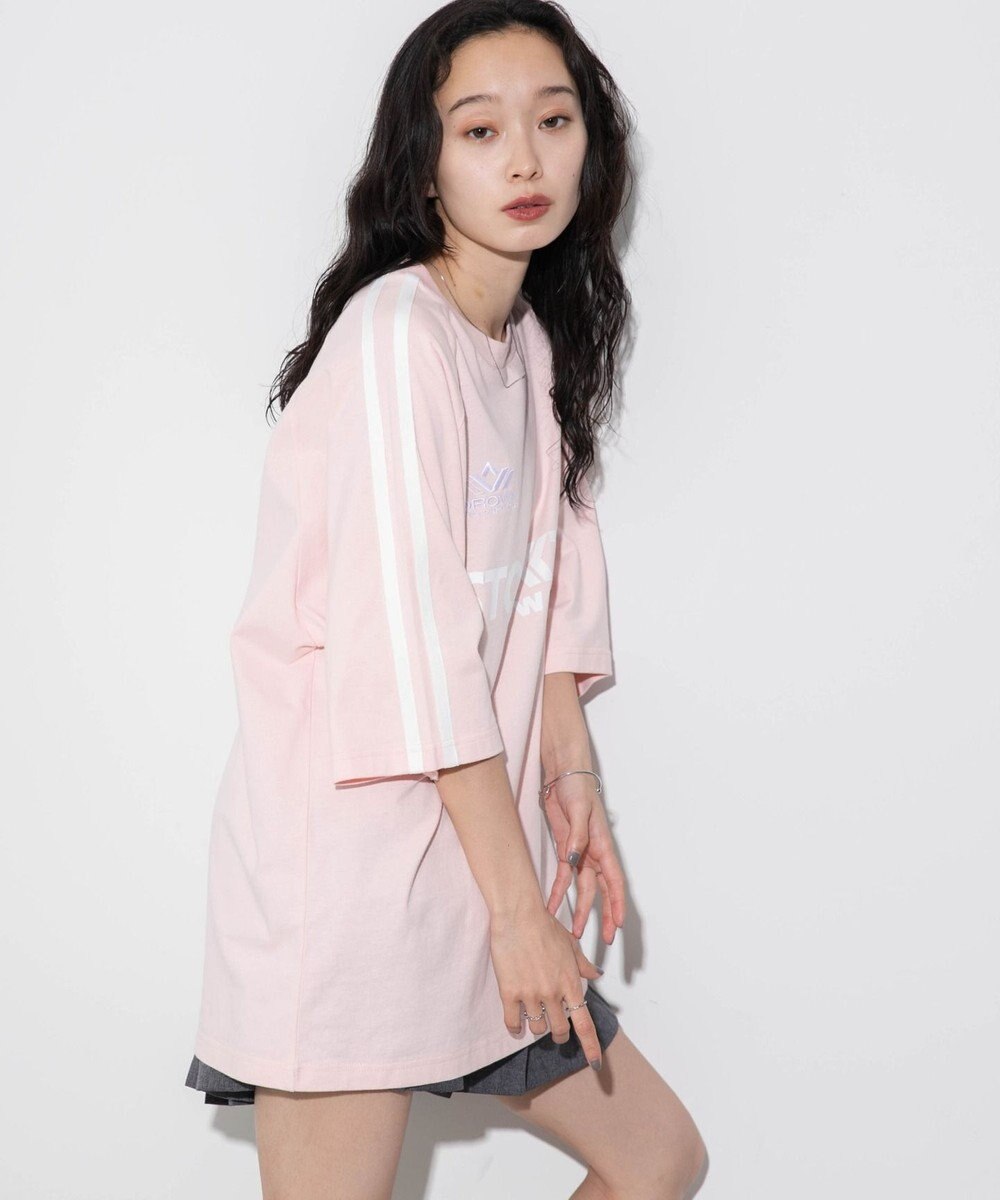 WEGO 【ユニセックス着用ITEM/手洗い可/MLサイズ】ラインゲームロゴT 