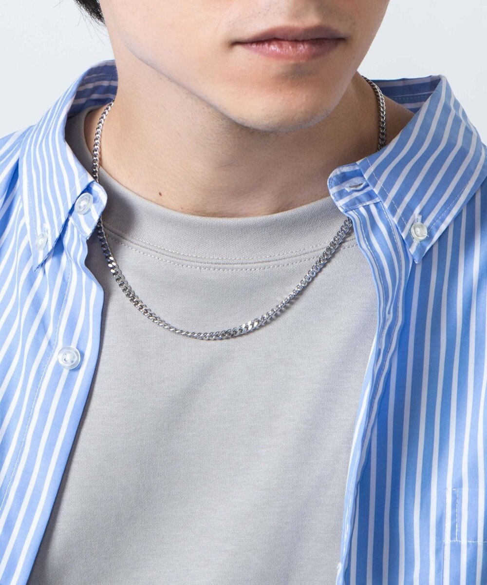 WEGO ステンレスチェーンネックレス50cm 