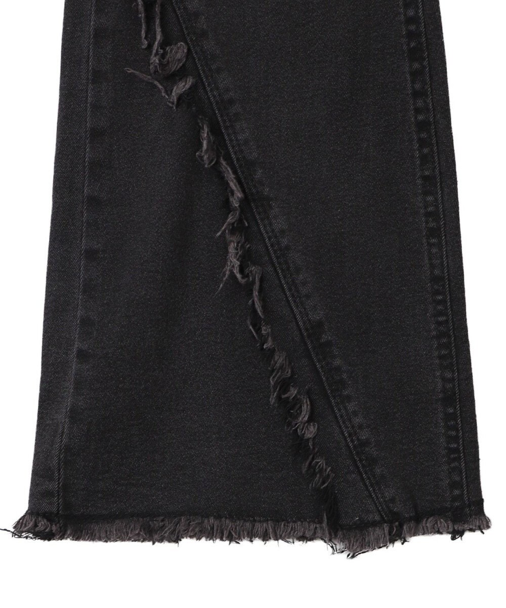 WEGO ブーツカットフリンジデニム 