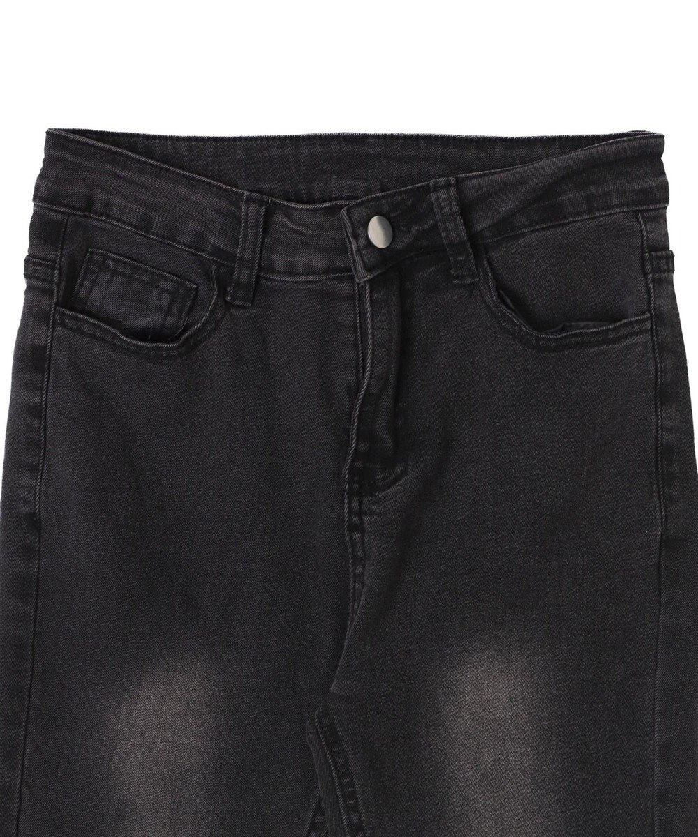 WEGO ブーツカットフリンジデニム 