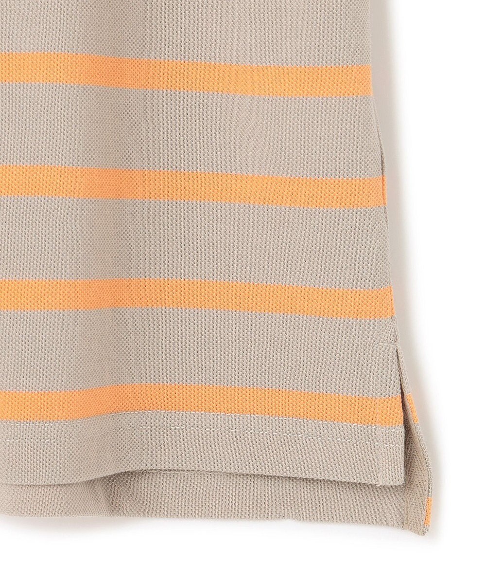 J.PRESS YORK STREET 【UNISEX】鹿の子ボーダー ワンポイントポロシャツ 