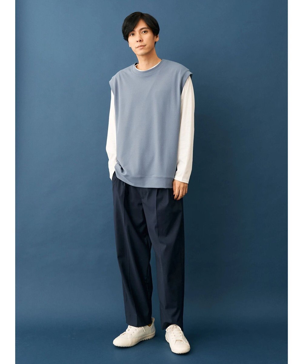 CRAFT STANDARD BOUTIQUE 梨地カットベスト＋Ｌ／Ｓ　ＴＥＥーＳＥＴ 