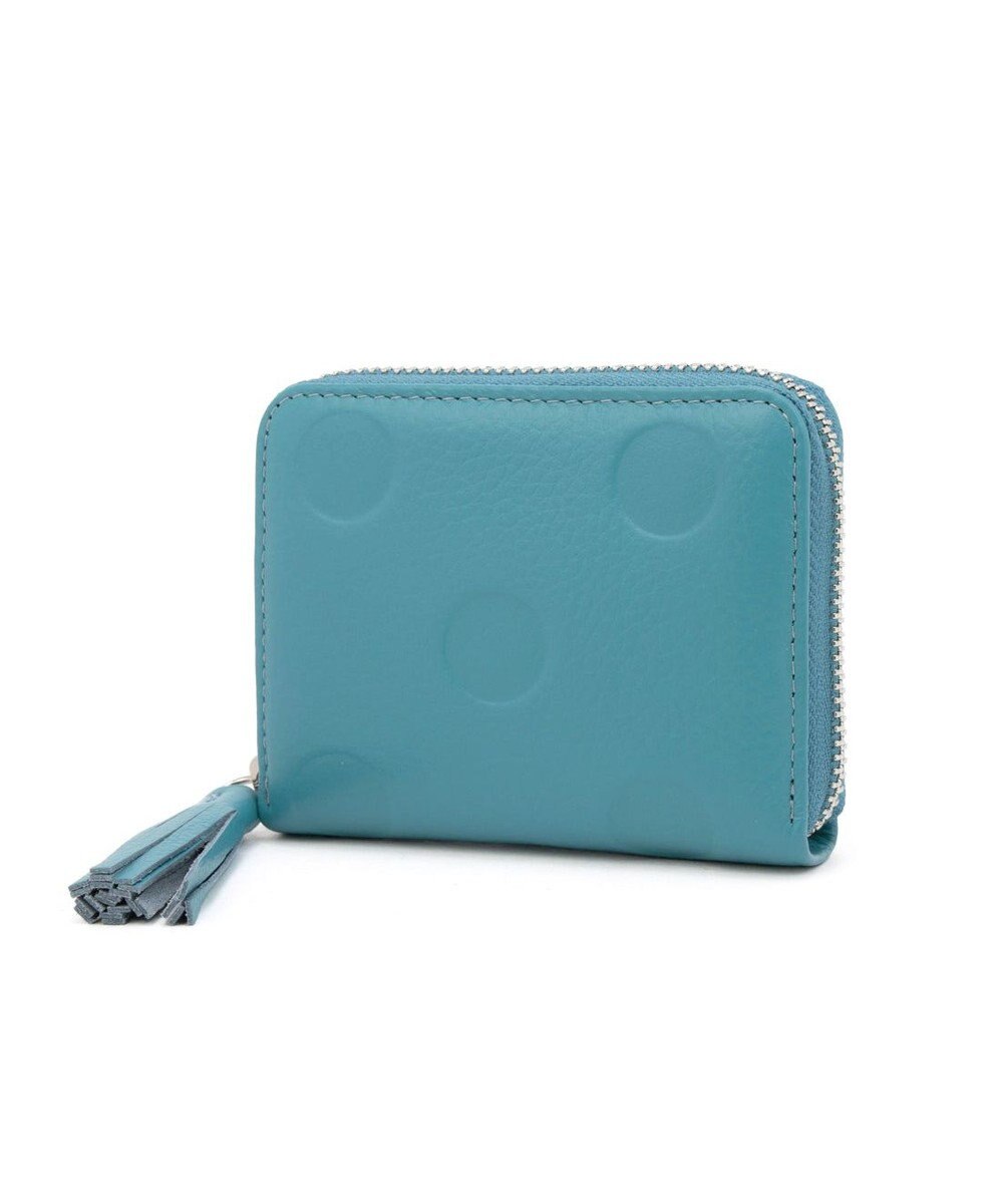 UNBILLION ペルケ perche / ドット型押し・ジャバラカードウォレット 