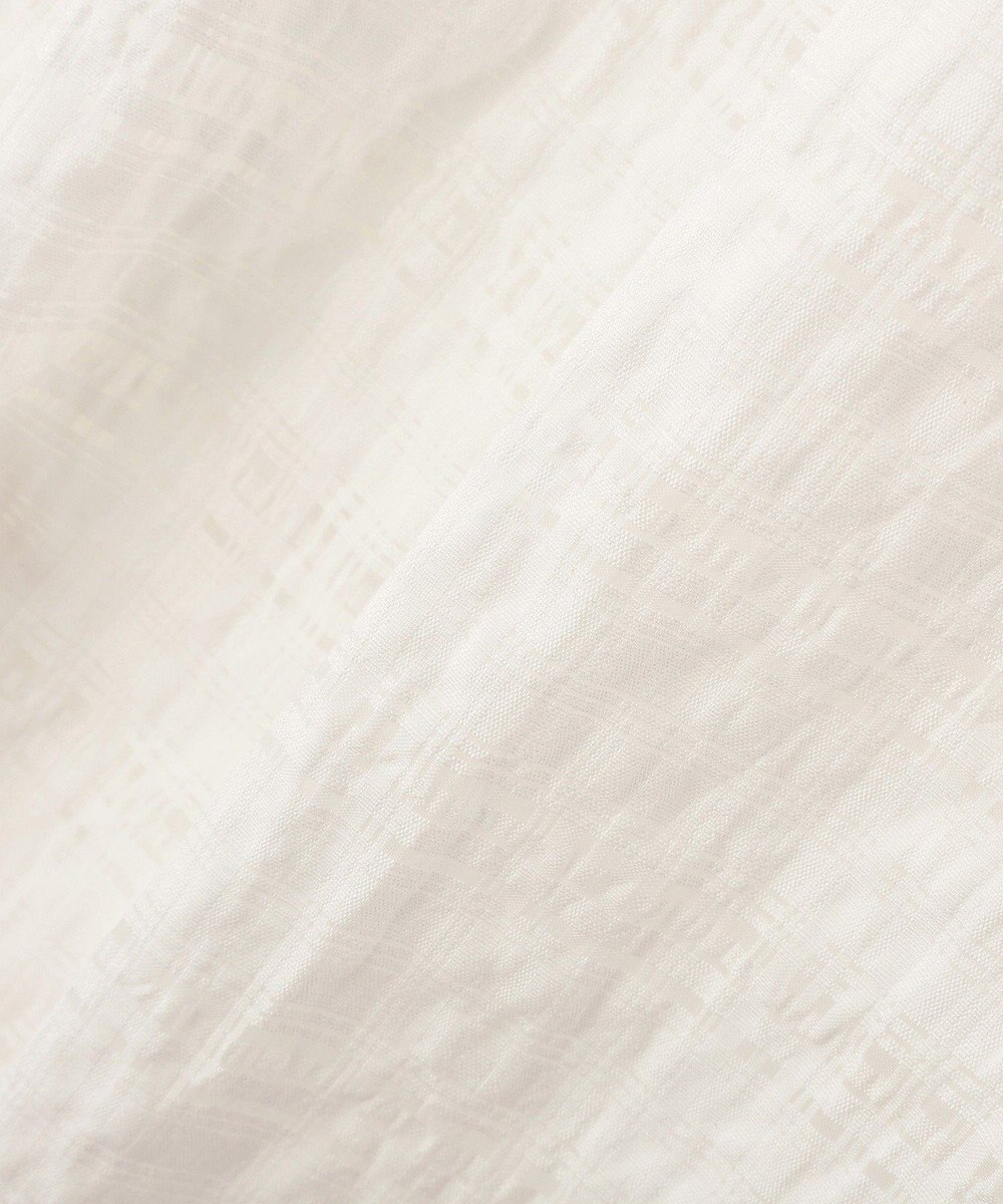 Green Parks シアーチェックシャツワンピース 