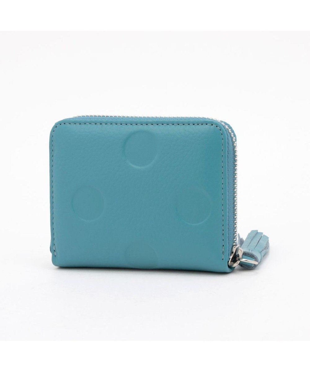 UNBILLION ペルケ perche / ドット型押し・ジャバラカードウォレット 