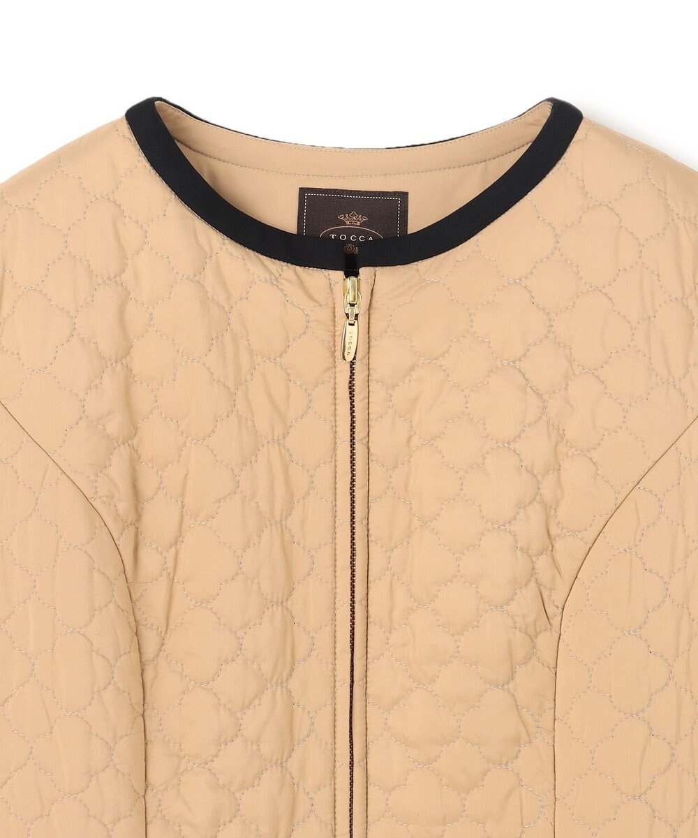 TOCCA 【消臭・洗える】CLOVER CARPET キルト中綿ショートコート 