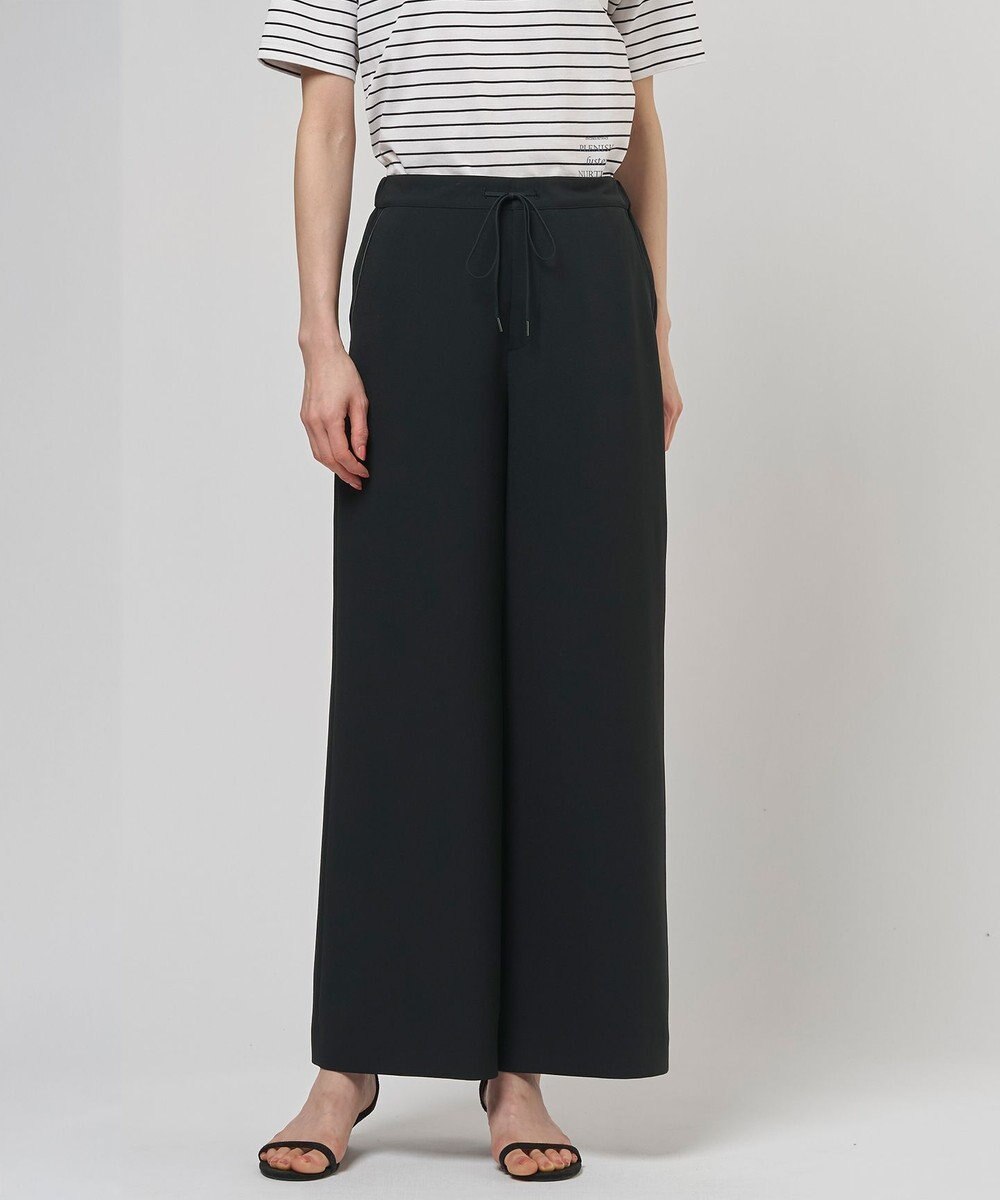 J.PRESS LADIES L 【セットアップ対応】Light ジョーゼット ワイド イージーパンツ 