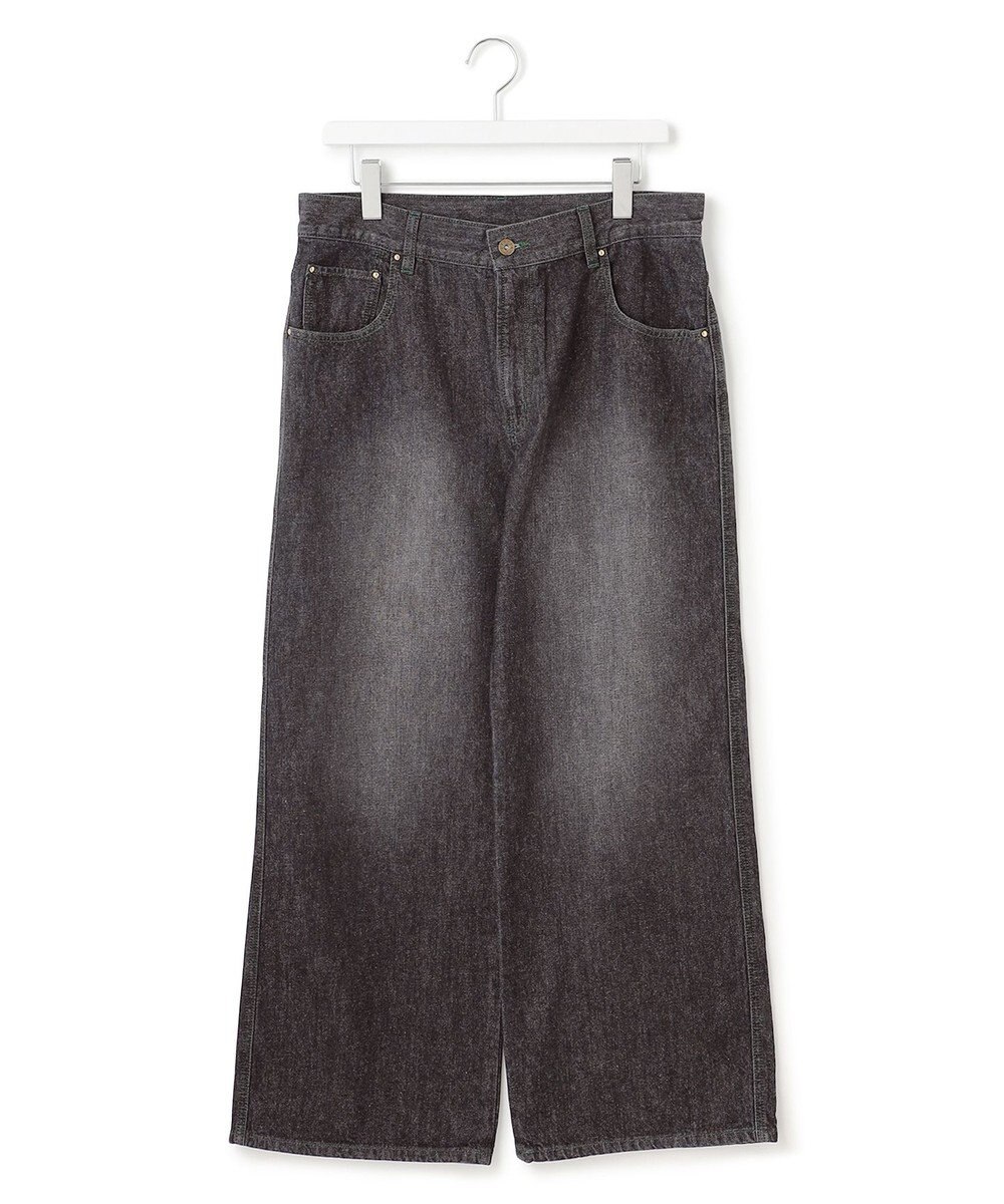 J.PRESS YORK STREET 【UNISEX】ウォッシュドワイド デニムパンツ 