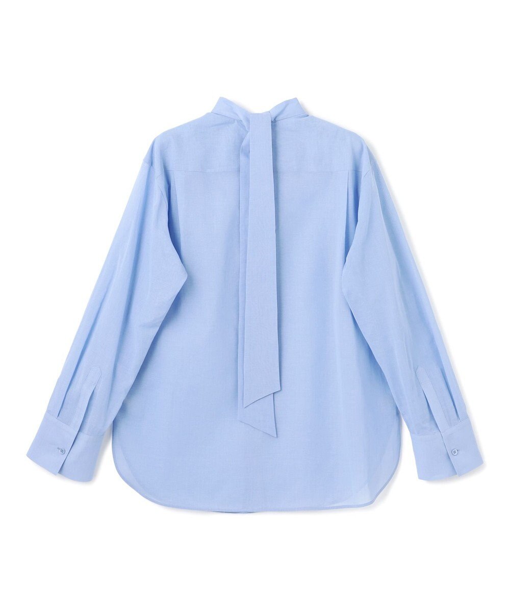 BEIGE， 【洗える】PLUMERIA / コットンシアーバックボウタイブラウス 