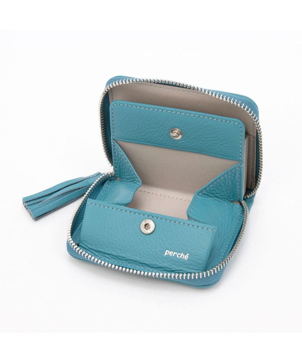 UNBILLION ペルケ perche / ドット型押し・ジャバラカードウォレット 