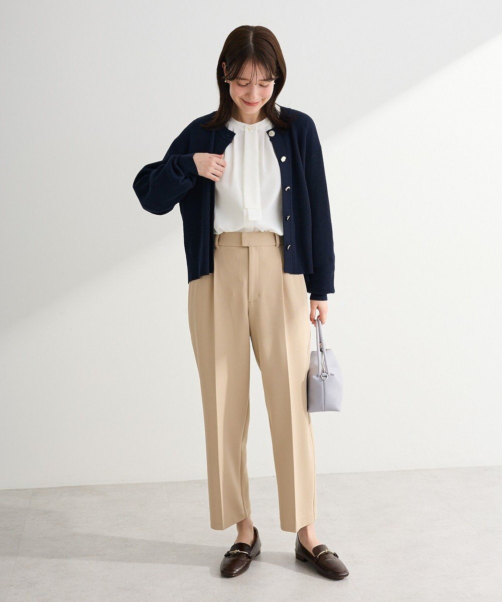 Green Parks アンチピリング金ボタンニットカーディガン 