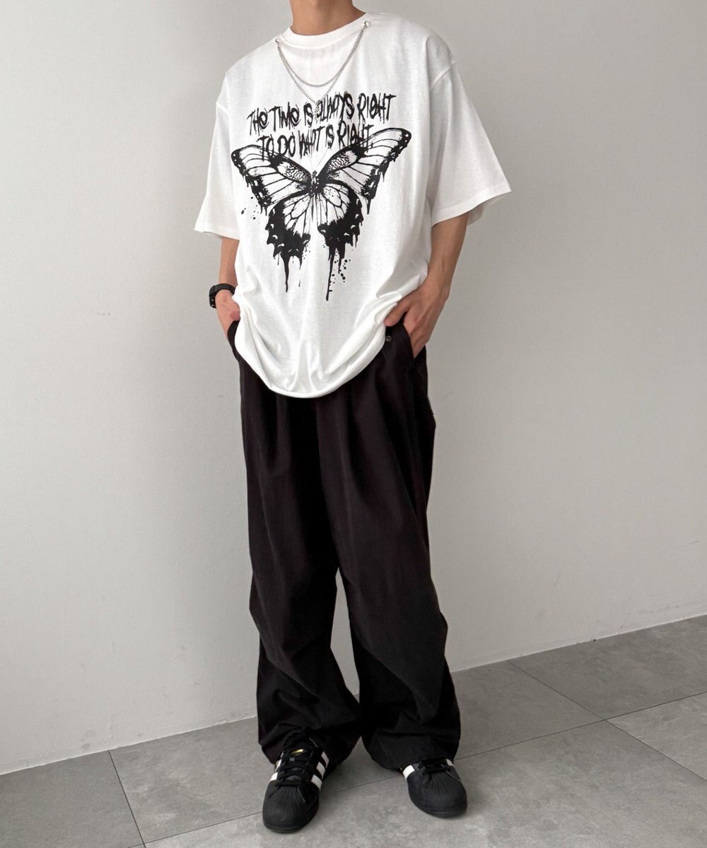 WEGO アクセ付きハードグラフィックT（SS） 