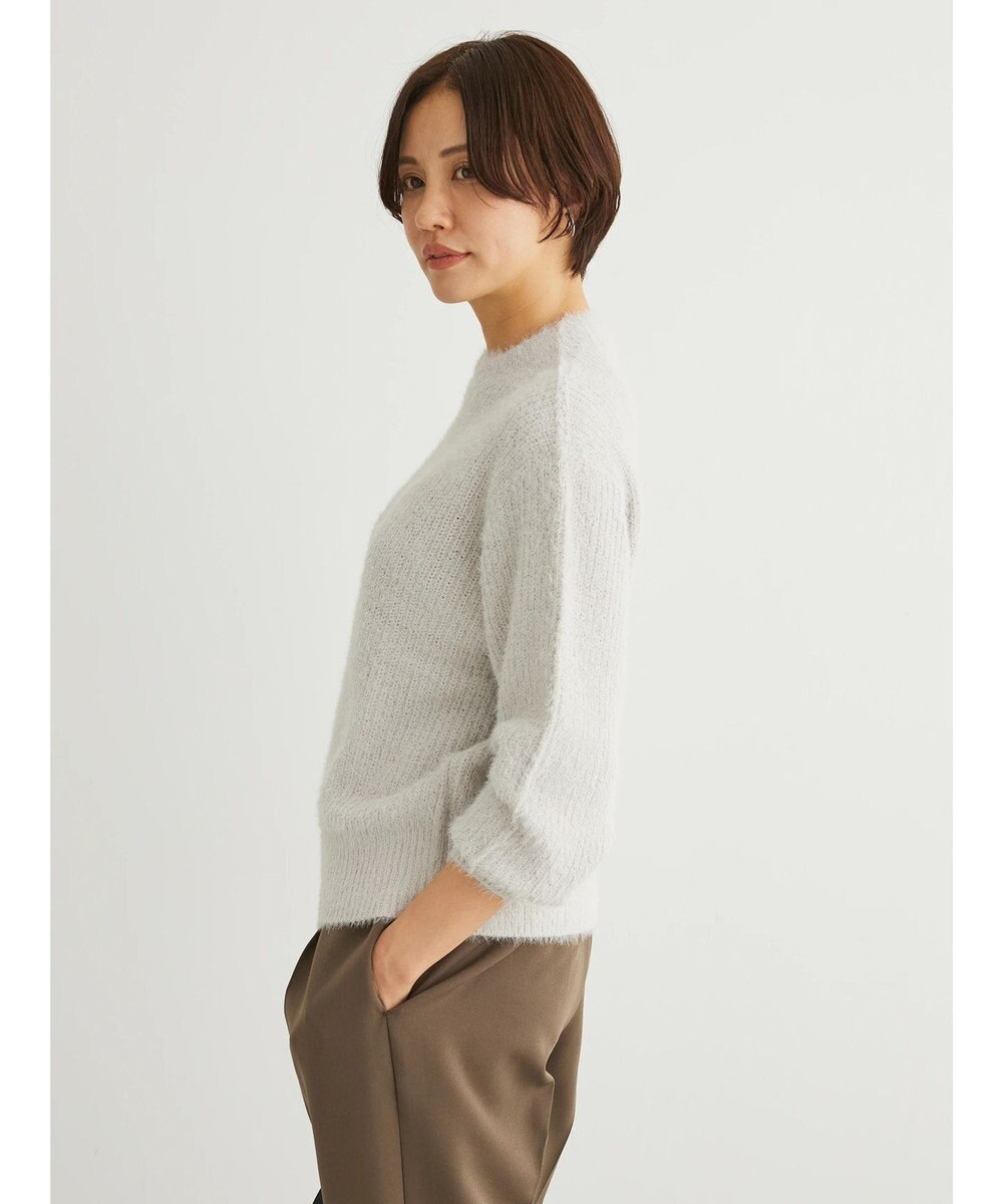 Green Parks フェザーモックネックニットプルオーバー 