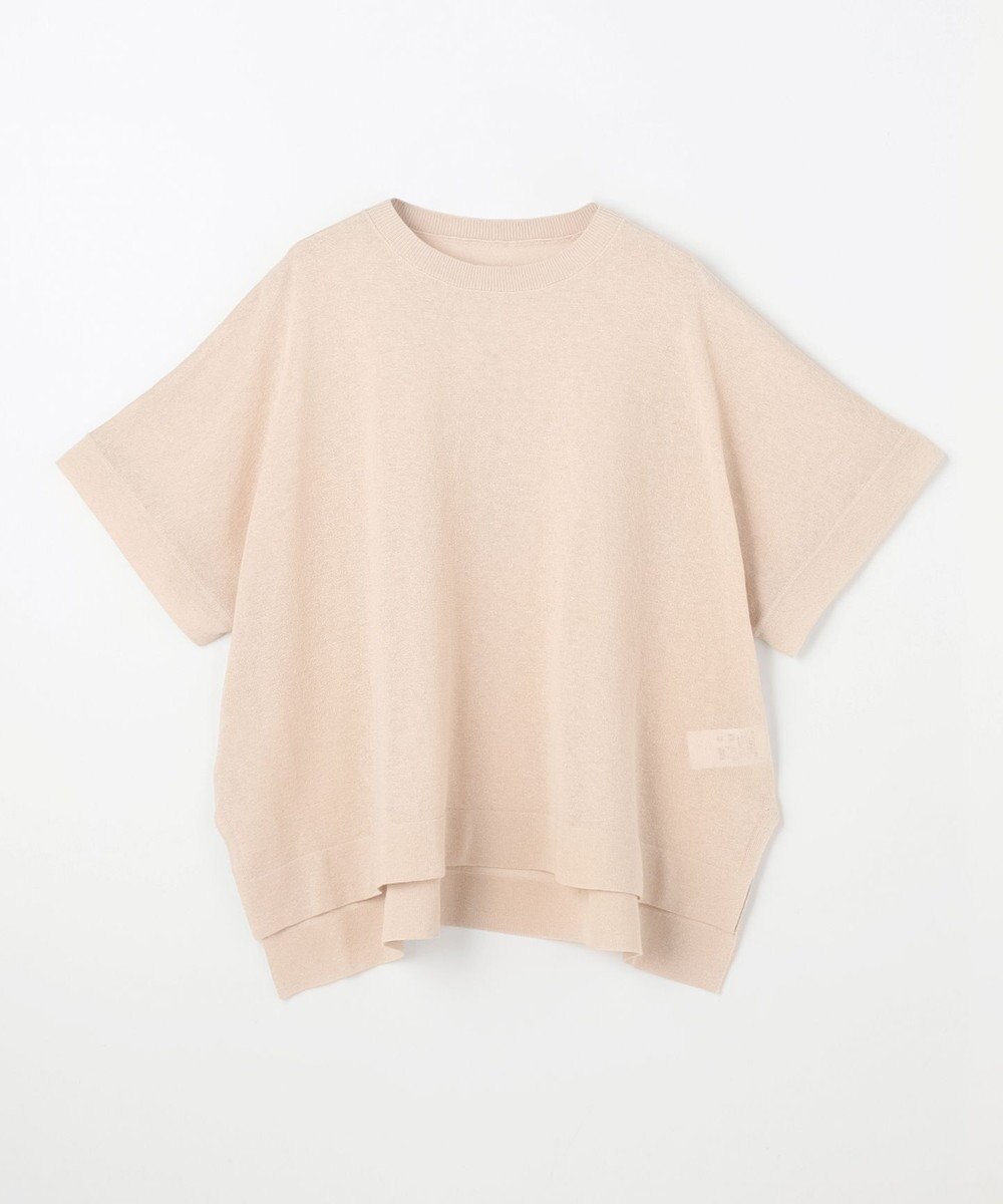 ANY リネンブレンドボクシーニット 