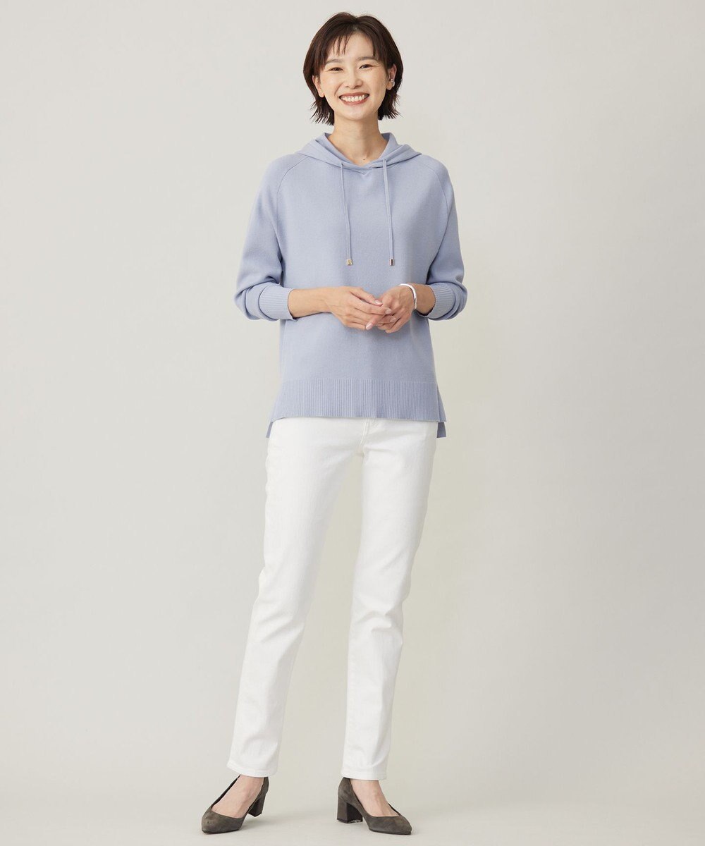 J.PRESS LADIES S 【洗える】BASIC STRETCH DENIM スキニー パンツ 