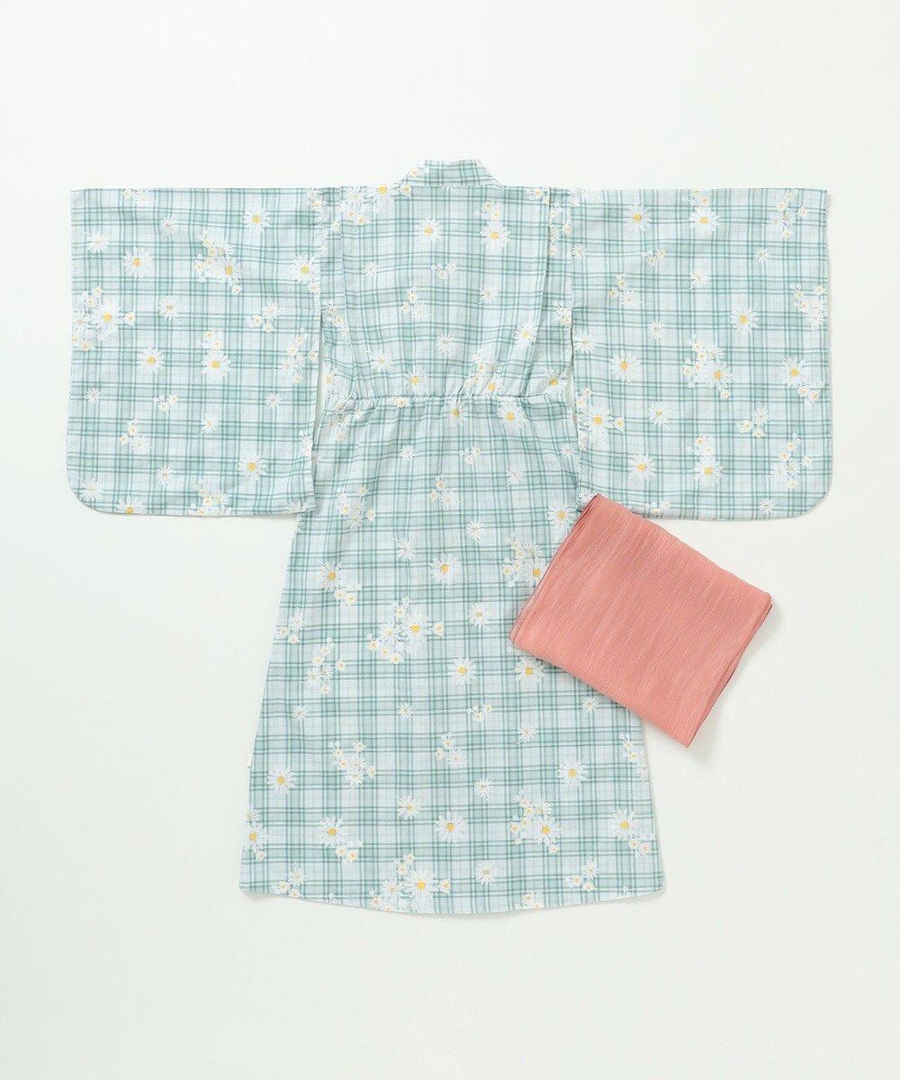 組曲 KIDS 【S-Lサイズ】マーガレットチェック 浴衣 