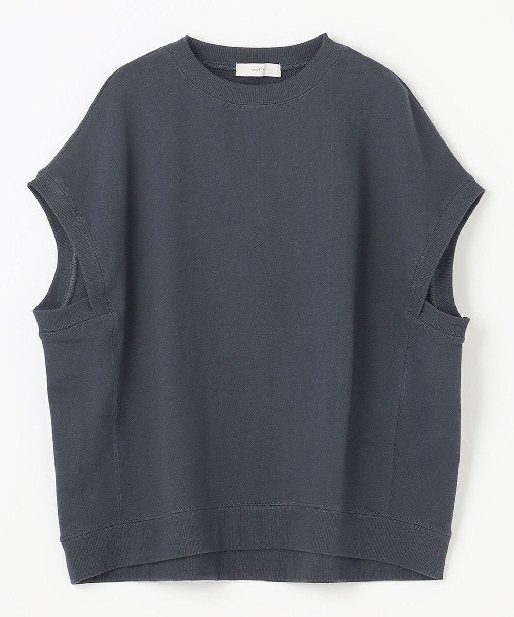 ANY 【洗濯機可】裏毛スウェットベスト 