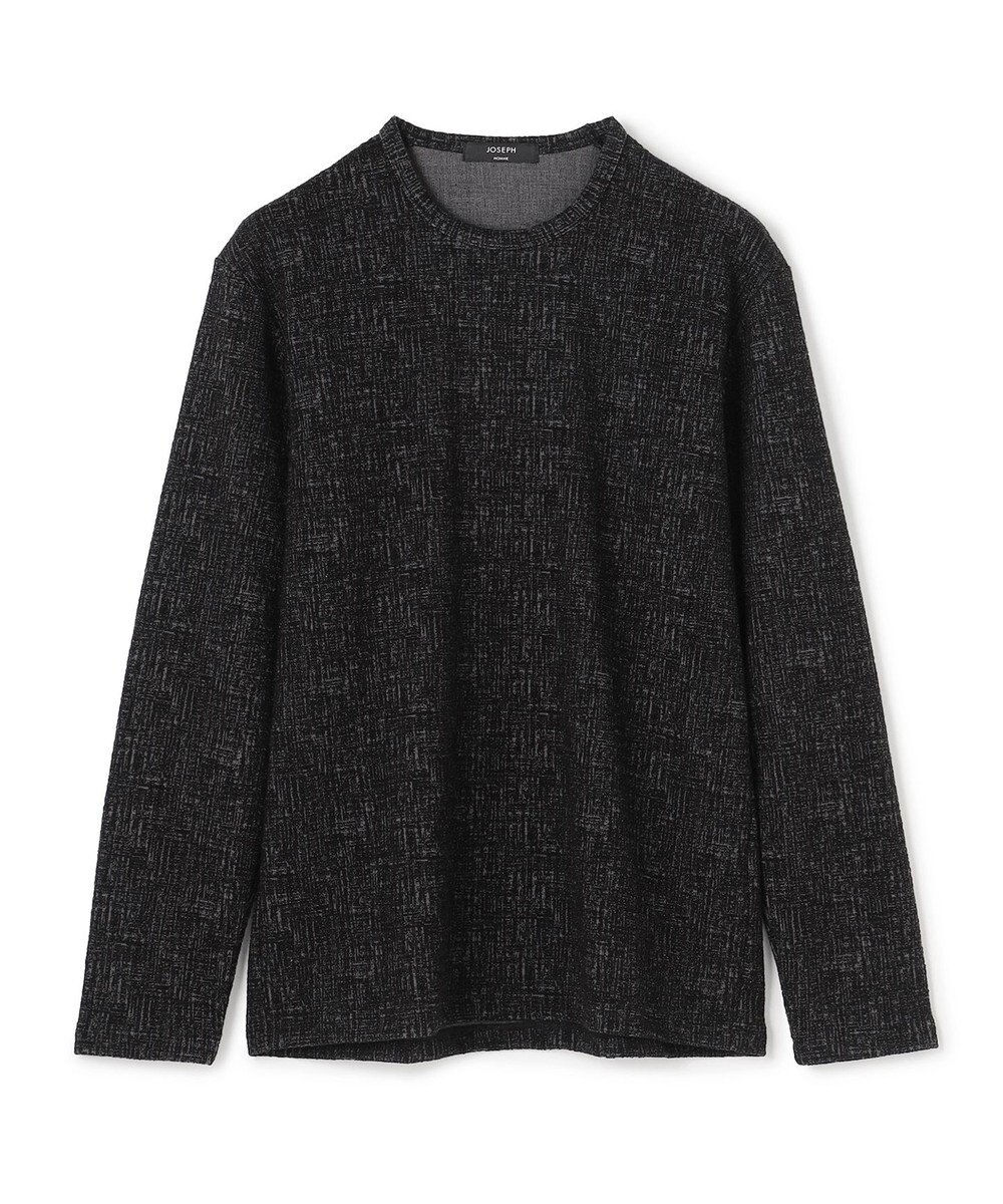 JOSEPH HOMME 【新素材】パフィーチェックジャージー　クルーネックカットソー 