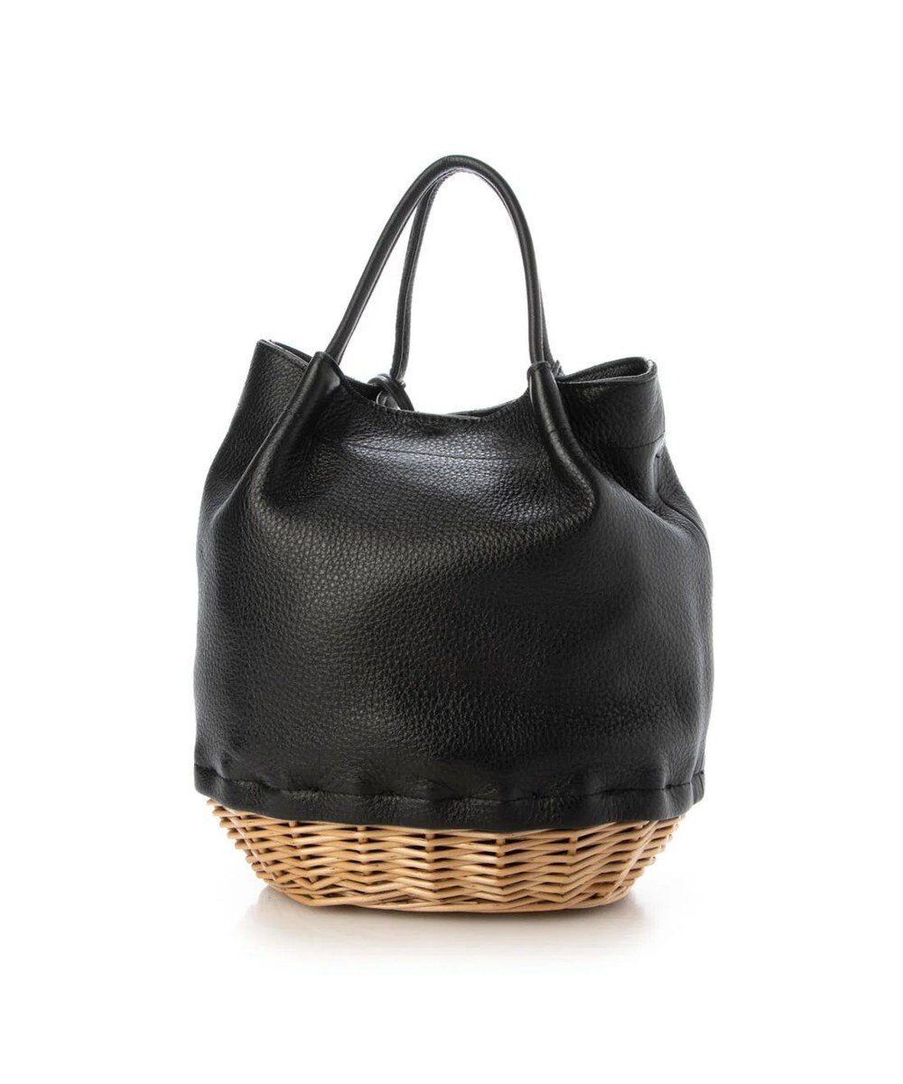 UNBILLION perche 牛革×ヤナギ底2wayトートバッグ 