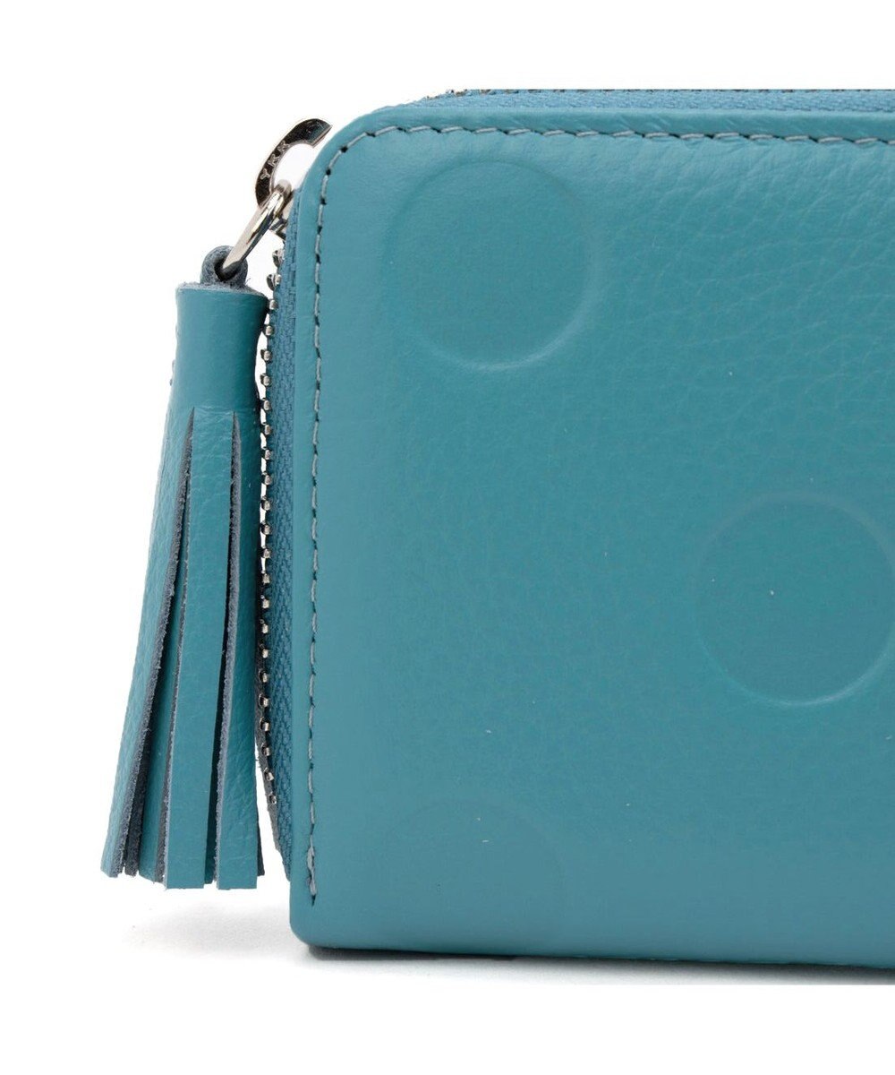 UNBILLION ペルケ perche / ドット型押し・ジャバラカードウォレット 