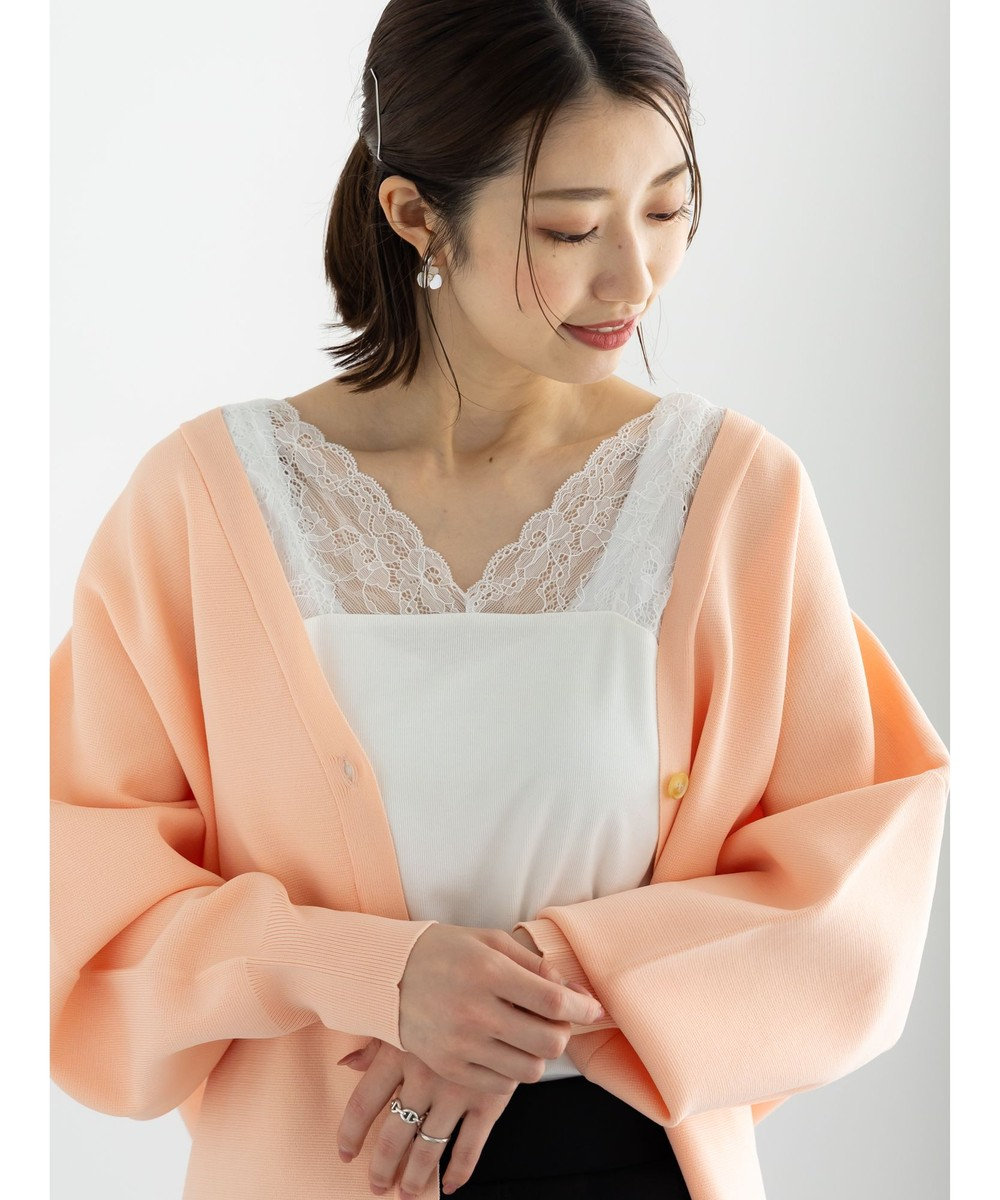 Te chichi 前後2WAYレースネックタンクトップ 