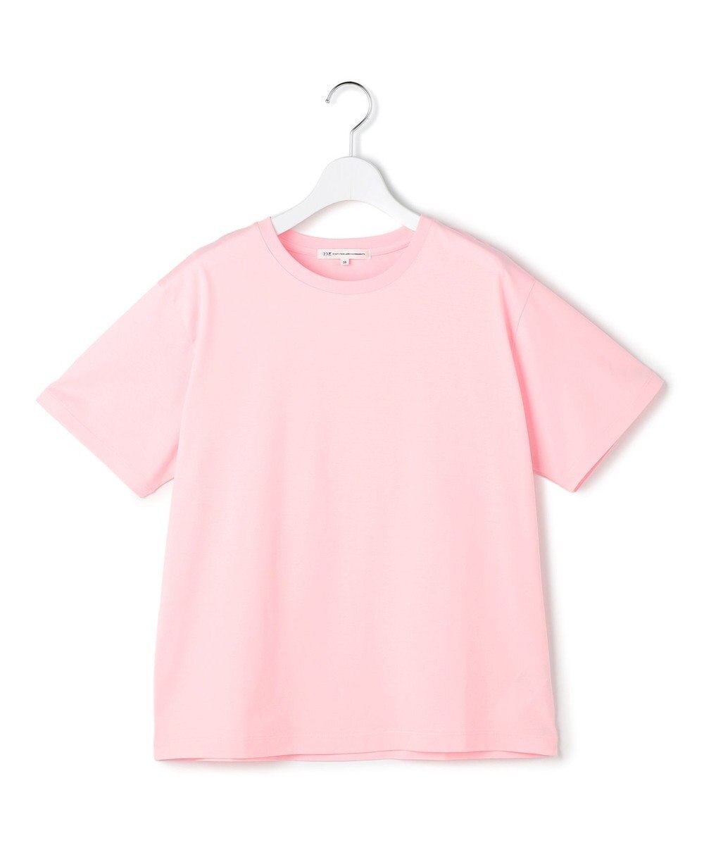 23区 シルキータッチ ベーシック Tシャツ 