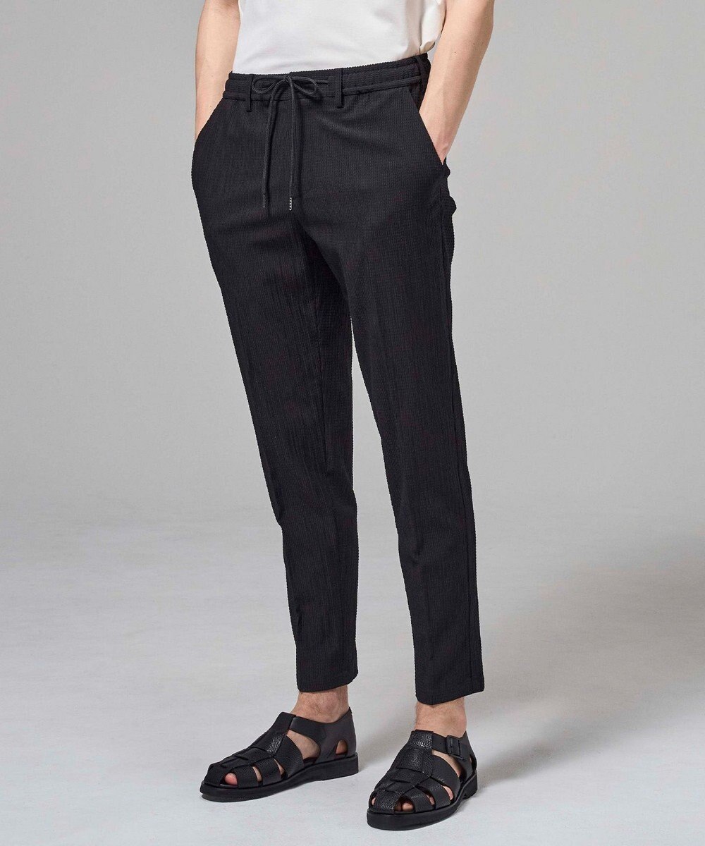 JOSEPH HOMME 新色追加【セットアップ対応】トリコサッカーストレッチ  ドロスト付テーパードパンツ / PEGG CONVERTIBLE 