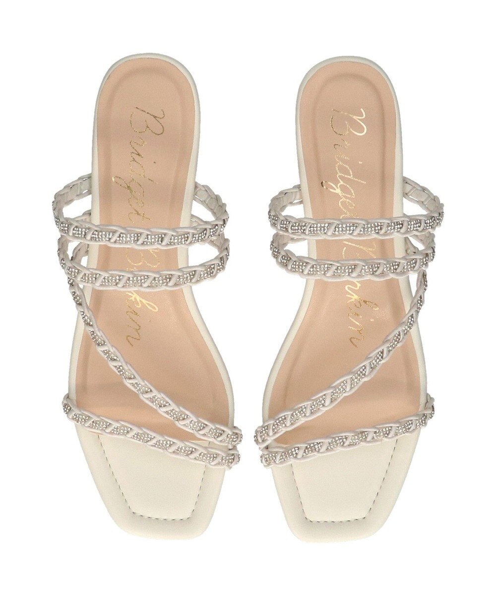 Bridget Birkin 【Bridget Birkin】キラキラ編み込みサンダル 