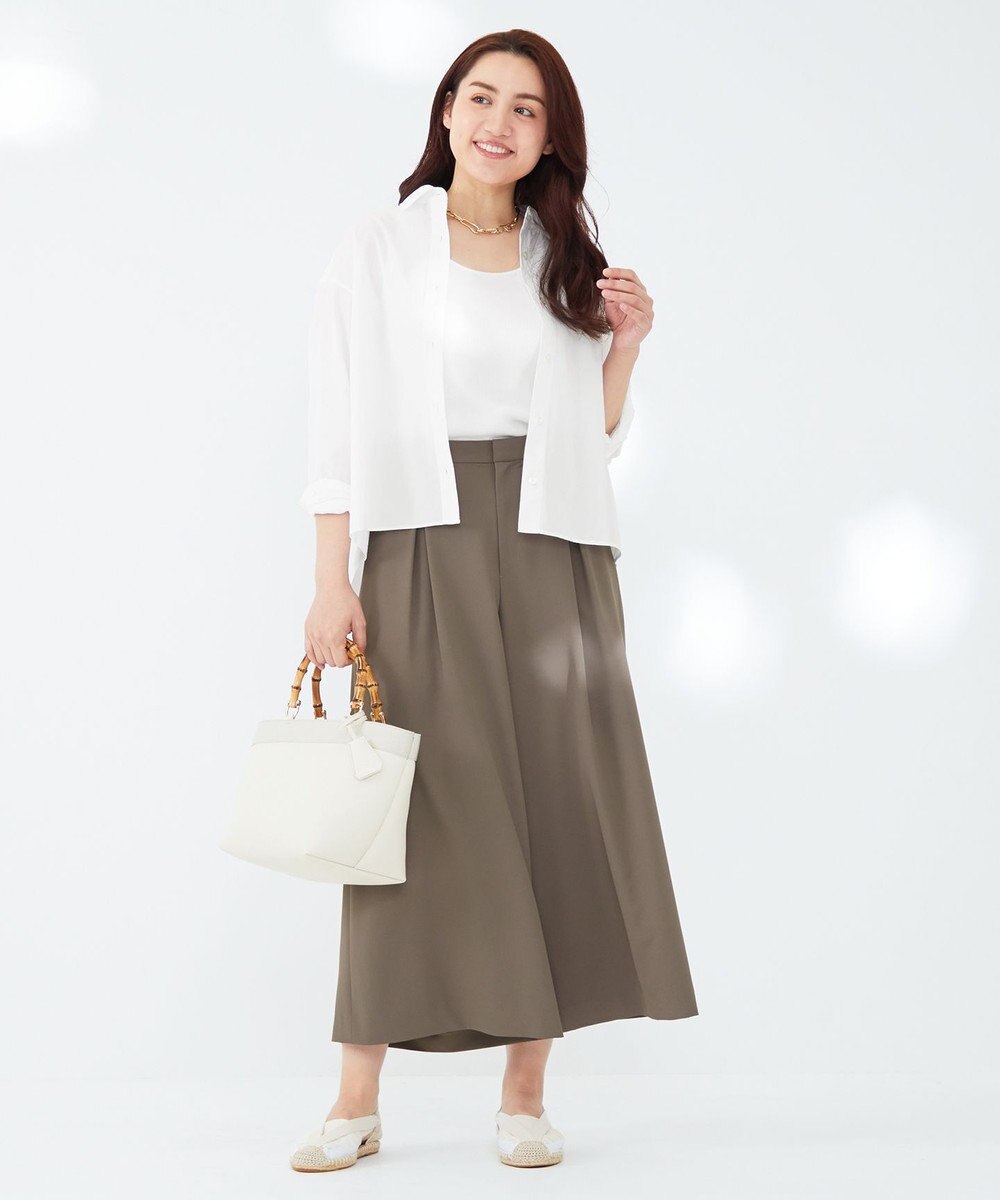 23区 L 【Lサイズ限定】ハイストレッチツイル パンツ 