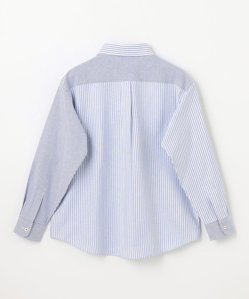 J.PRESS KIDS 【140-170cm】オックスフォード ストライプコンビシャツ 
