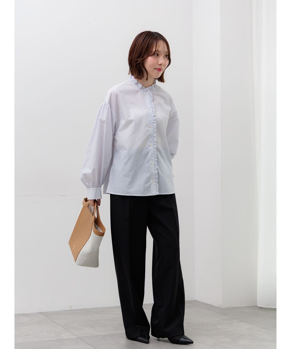 Te chichi 【雑誌掲載アイテム】ダブルクロスイージーワイドパンツ 