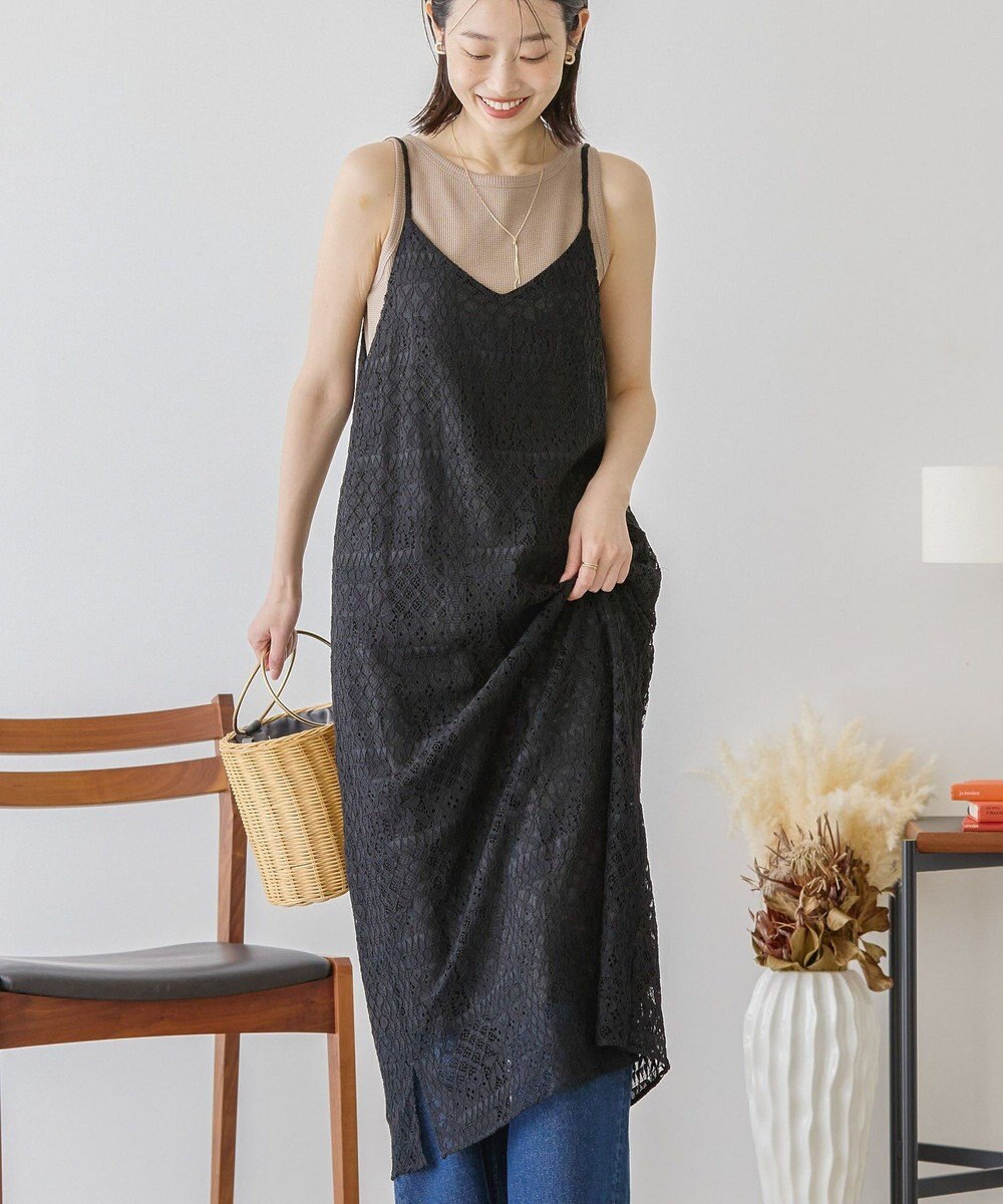 AMERICAN HOLIC レースキャミロングワンピース 