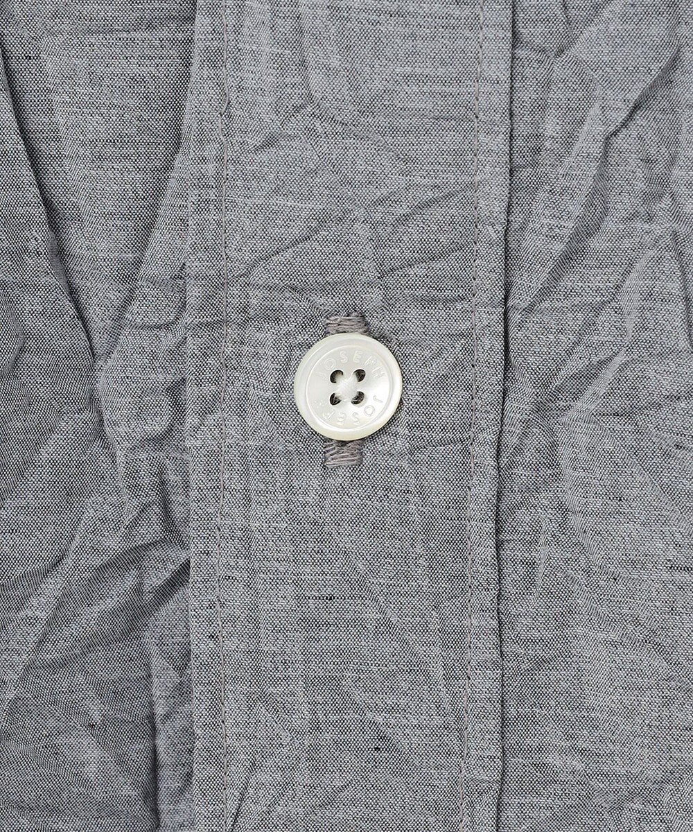 JOSEPH HOMME 【新素材】ランダムプリーツワッシャー　レギュラーカラー半袖シャツ 