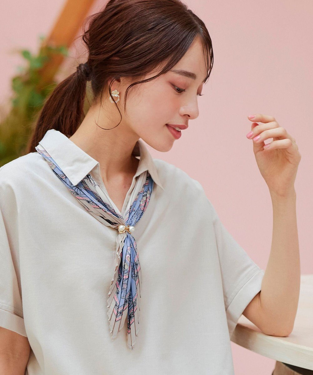 Tiaclasse プリーツスカーフ 