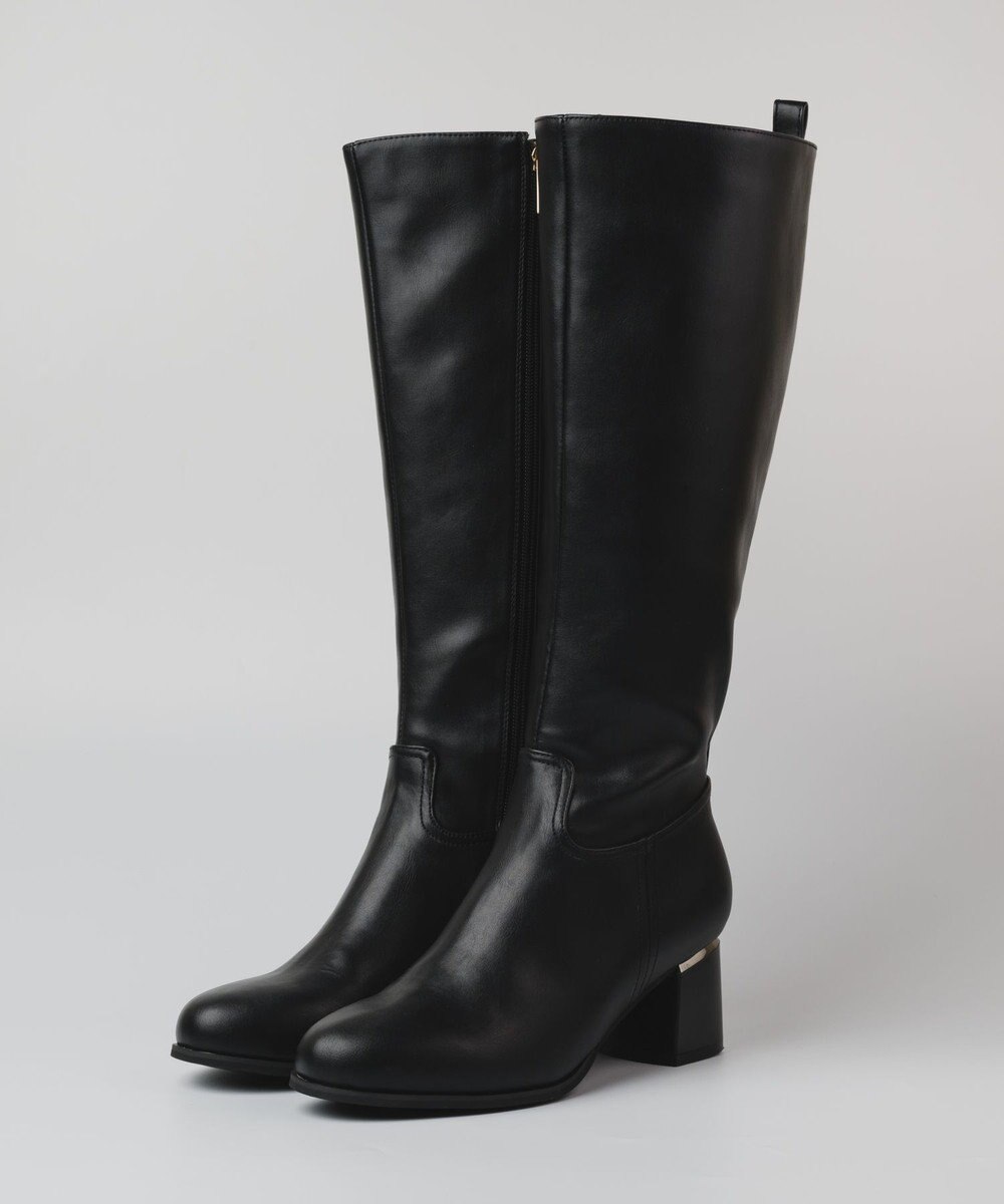 BONTRE 【PRECIEUX JOUET/プレシュウジュエ】メタルヒールロングブーツ 