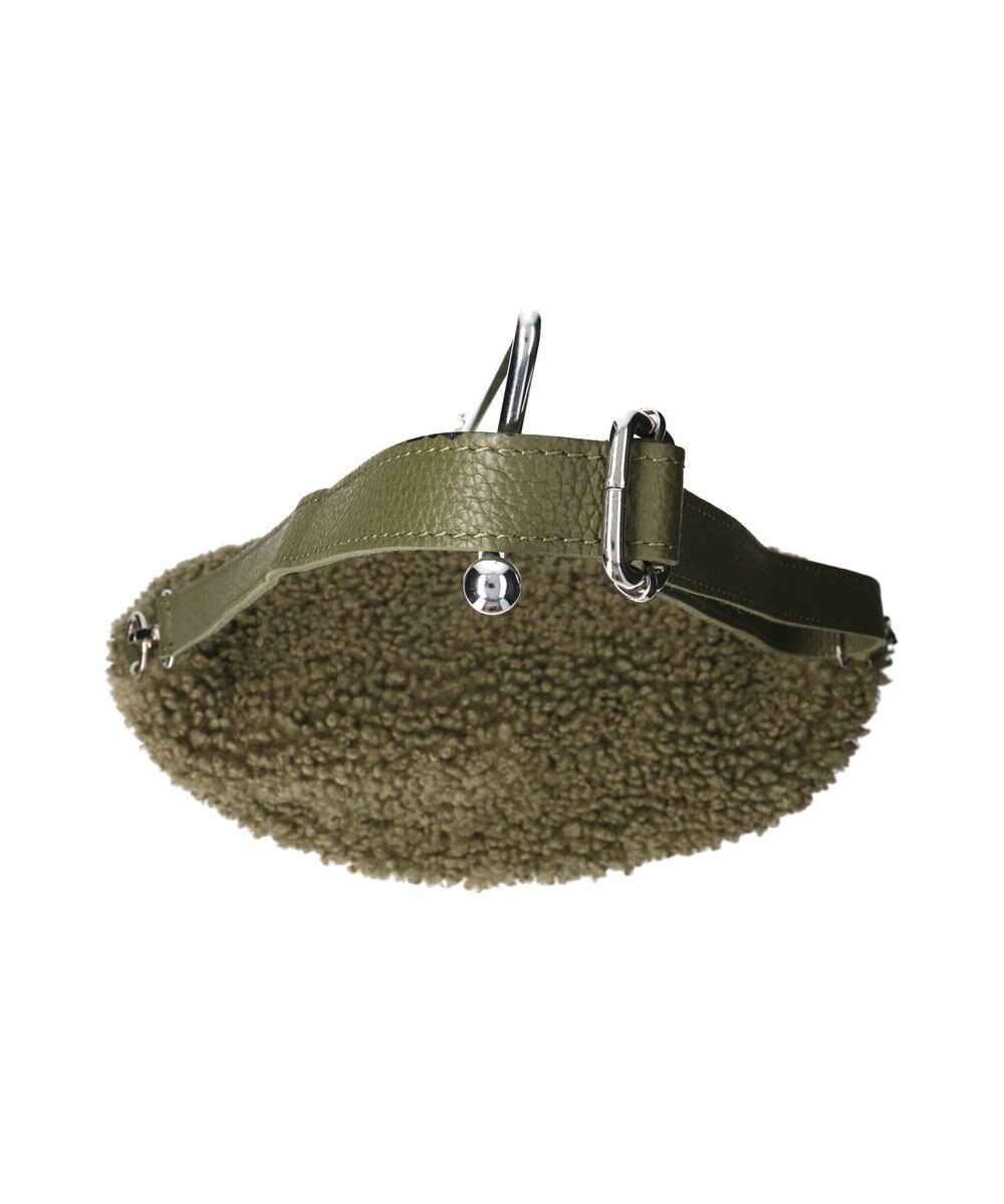 INTER-CHAUSSURES 【ANDREA CARDONE ITALI】レザーストラップボアショルダーバッグ 