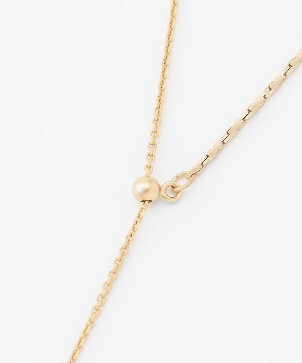 J.PRESS LADIES 3way ガラスリング ラリエット ネックレス 