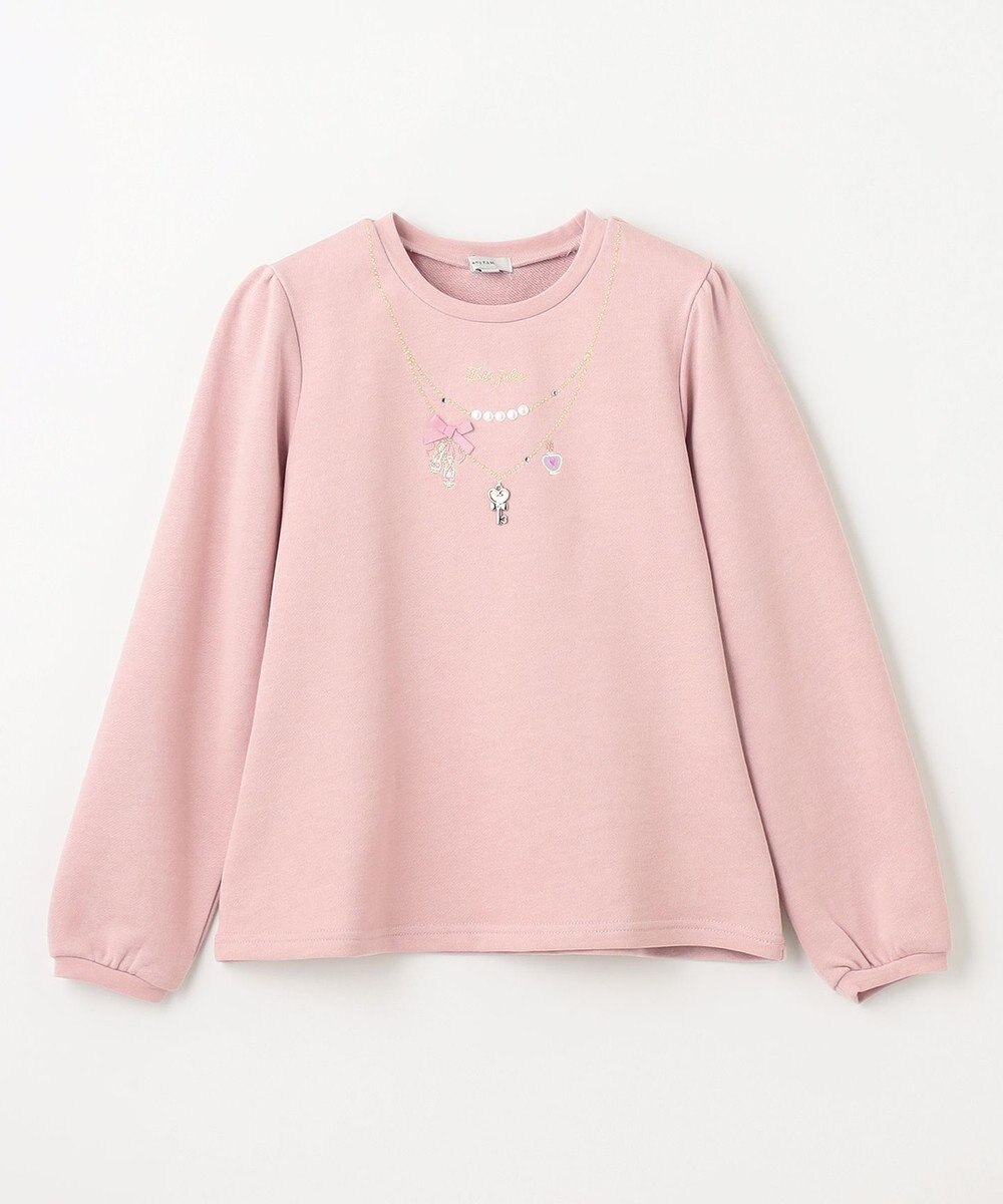 ANY KIDS 【らくっトレーナー】裏毛 ネックレス トレーナー 