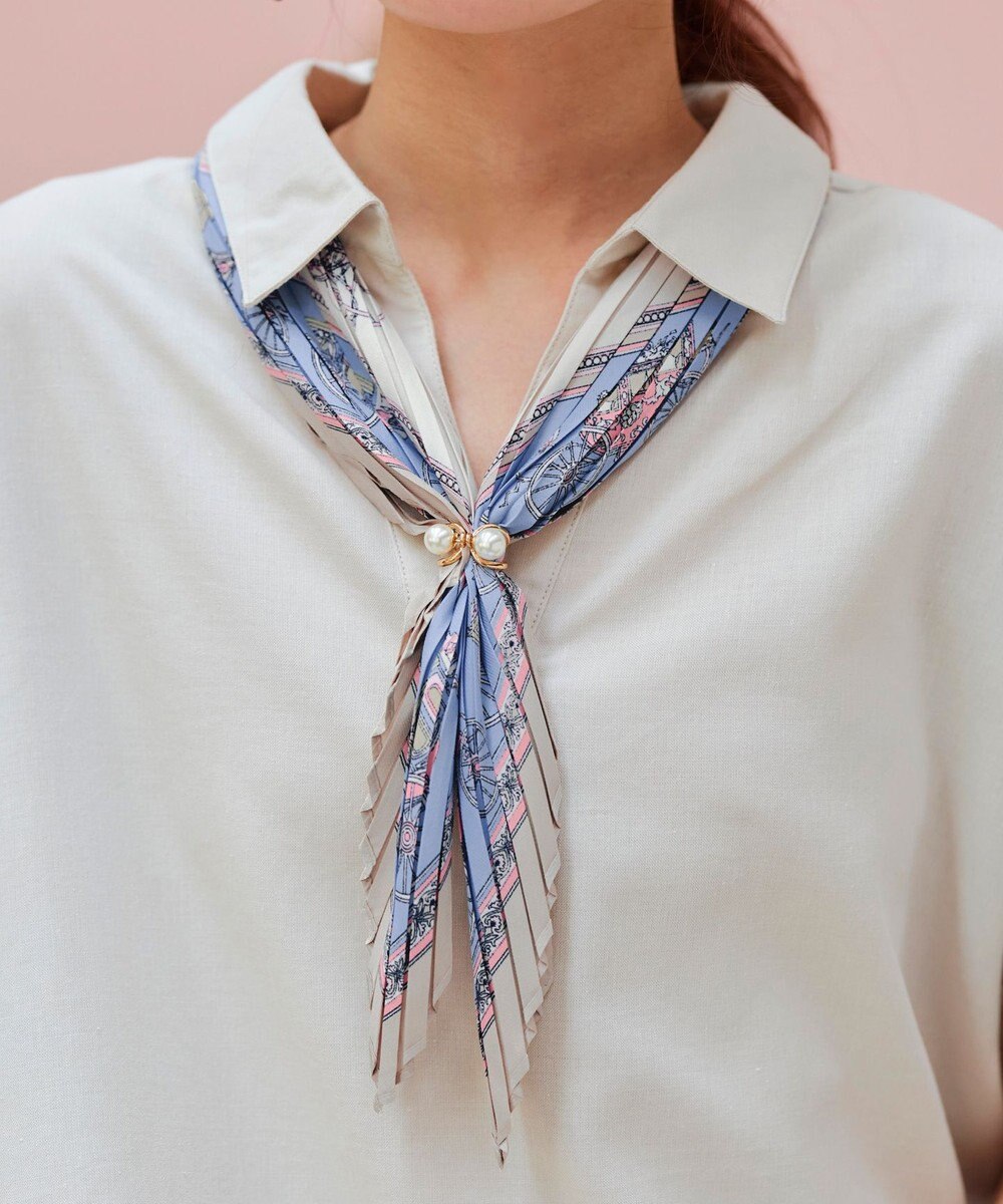 Tiaclasse プリーツスカーフ 