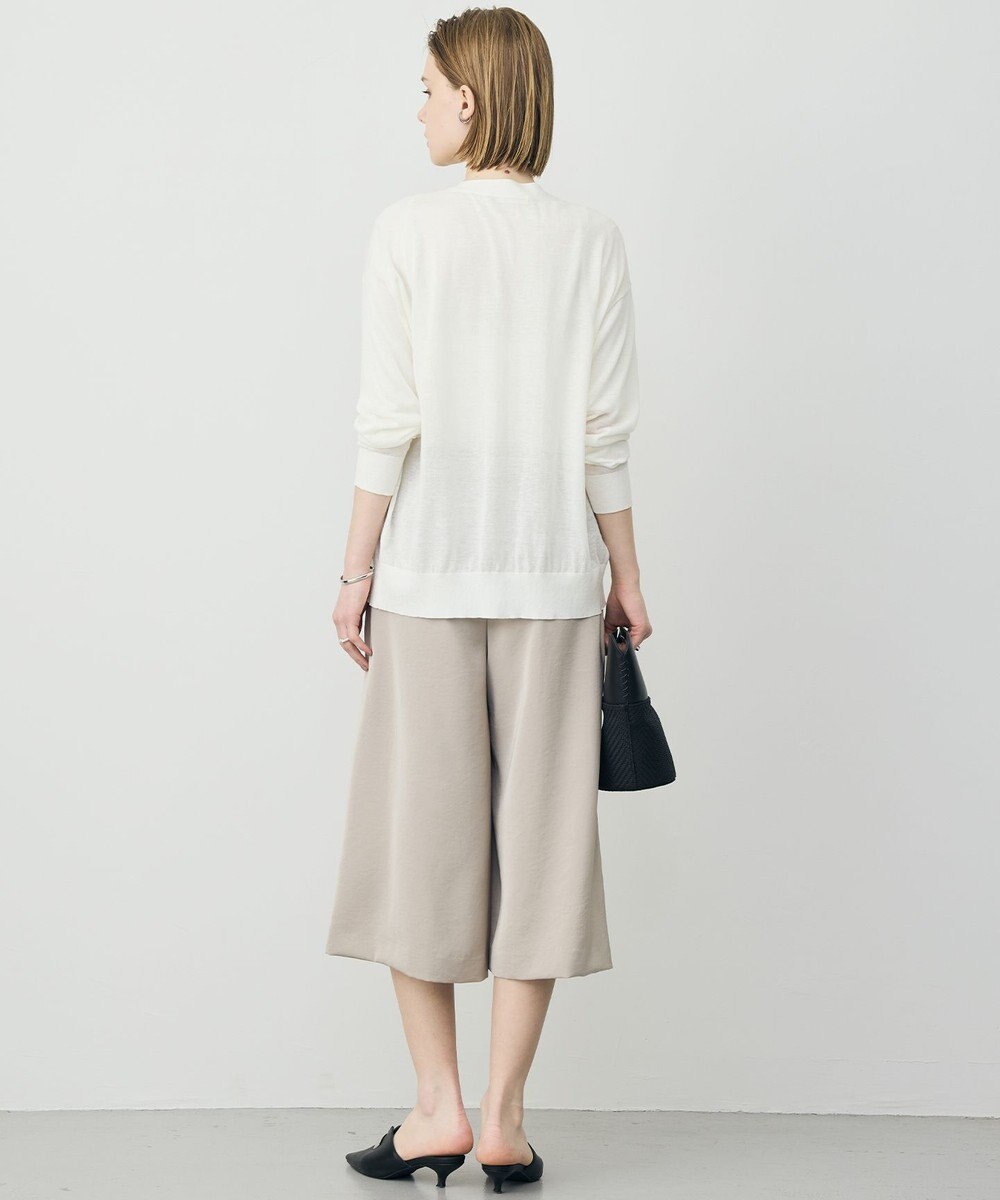 ICB 【先行予約】 リネンブレンドシアー カーディガン 