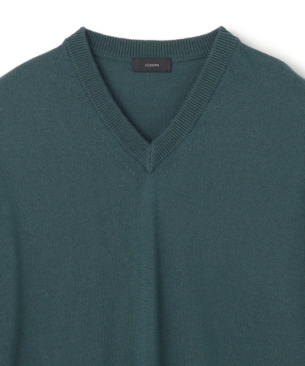 JOSEPH HOMME 【WEB・一部店舗限定】ウールコットンプレーン　Vネックニット 
